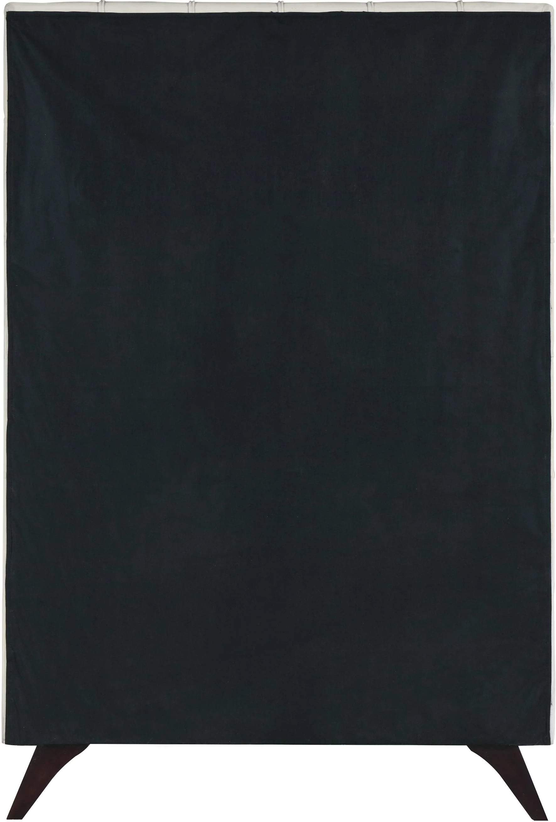Elly Cream Velvet Twin Bed - Image 6