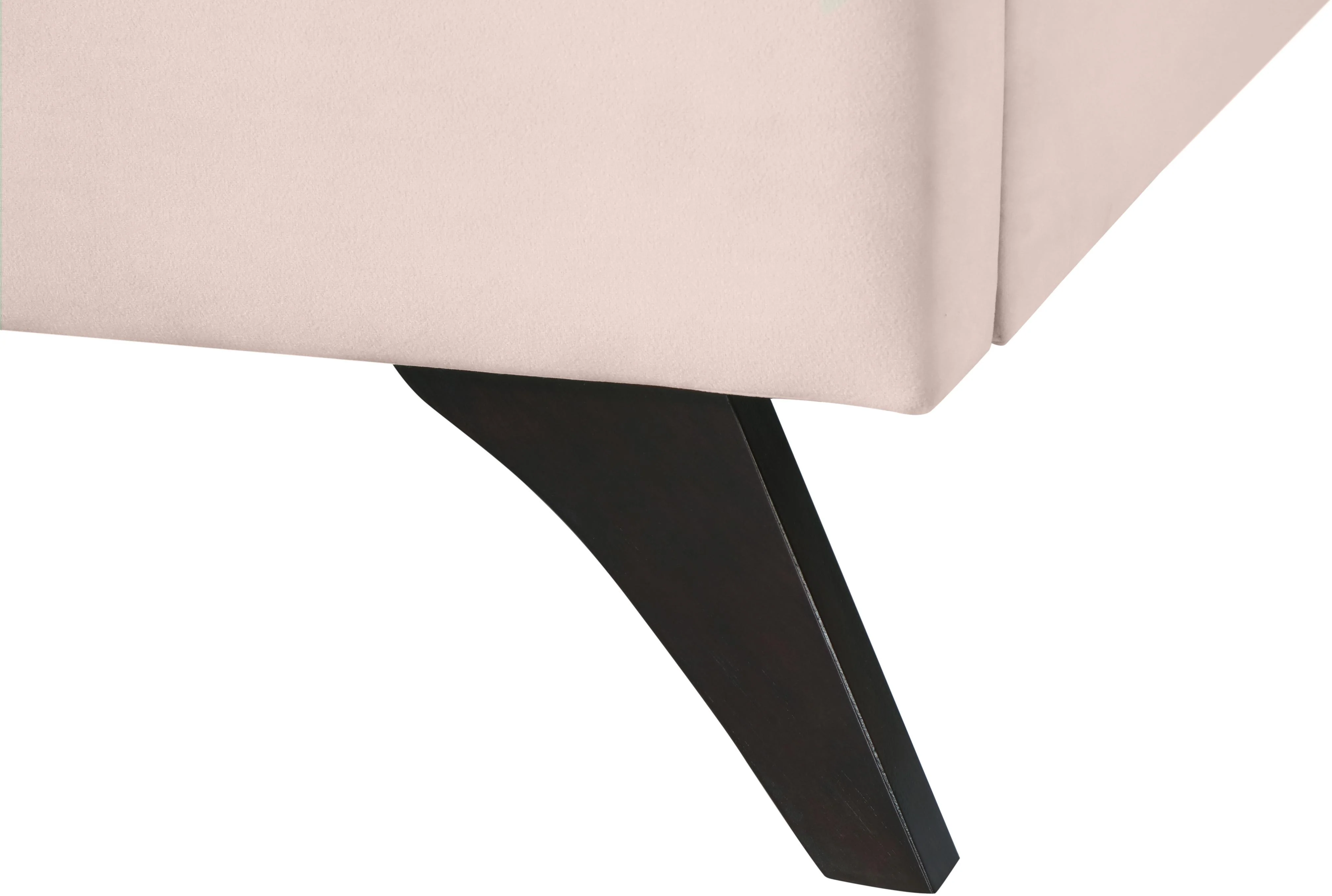 Elly Pink Velvet Queen Bed - Image 4