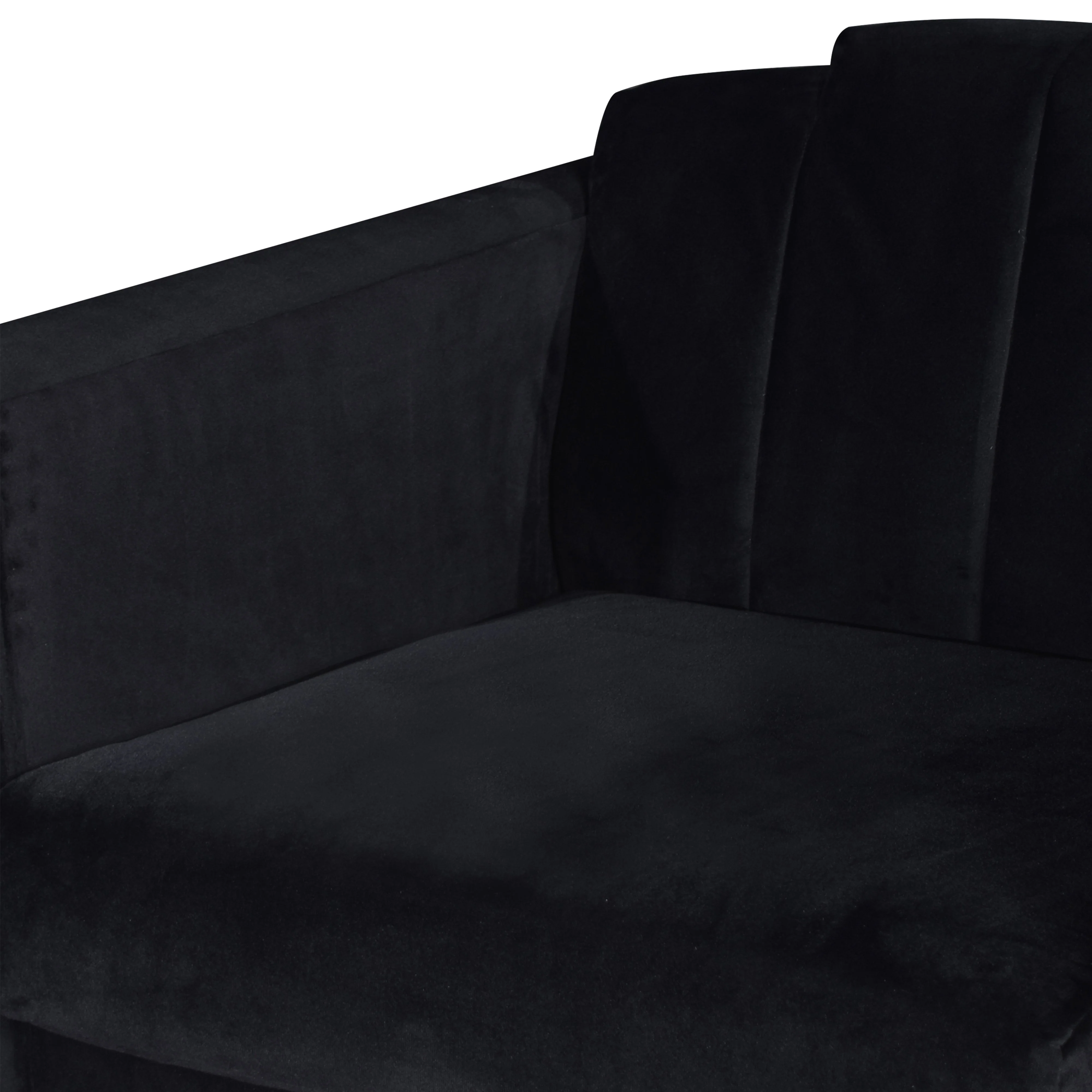 Empire Lighted Loveseat-Black - Image 6