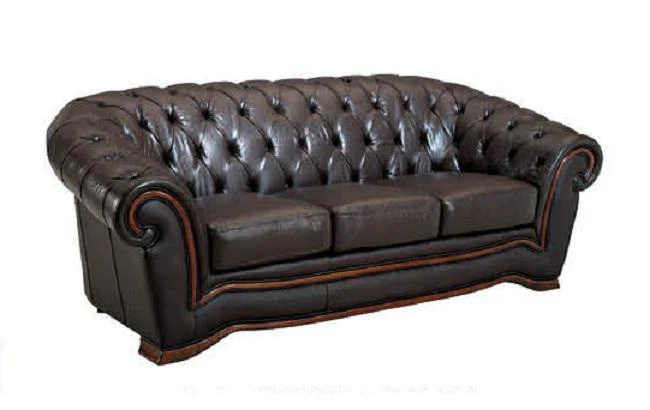 ESF Furniture 262 Sofa in Chocolate Brown - Image 3