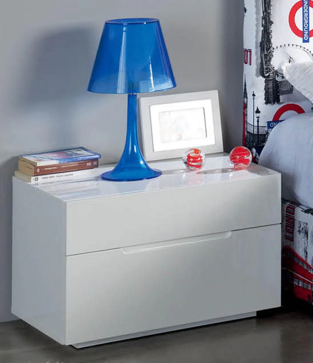 ESF Furniture Nightstand M100 in White - Image 2