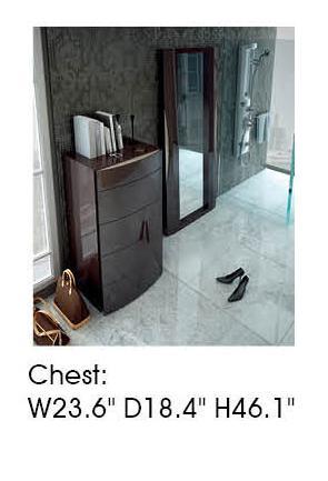 ESF Furniture Barcelona Chest in Dark Brown - Image 2