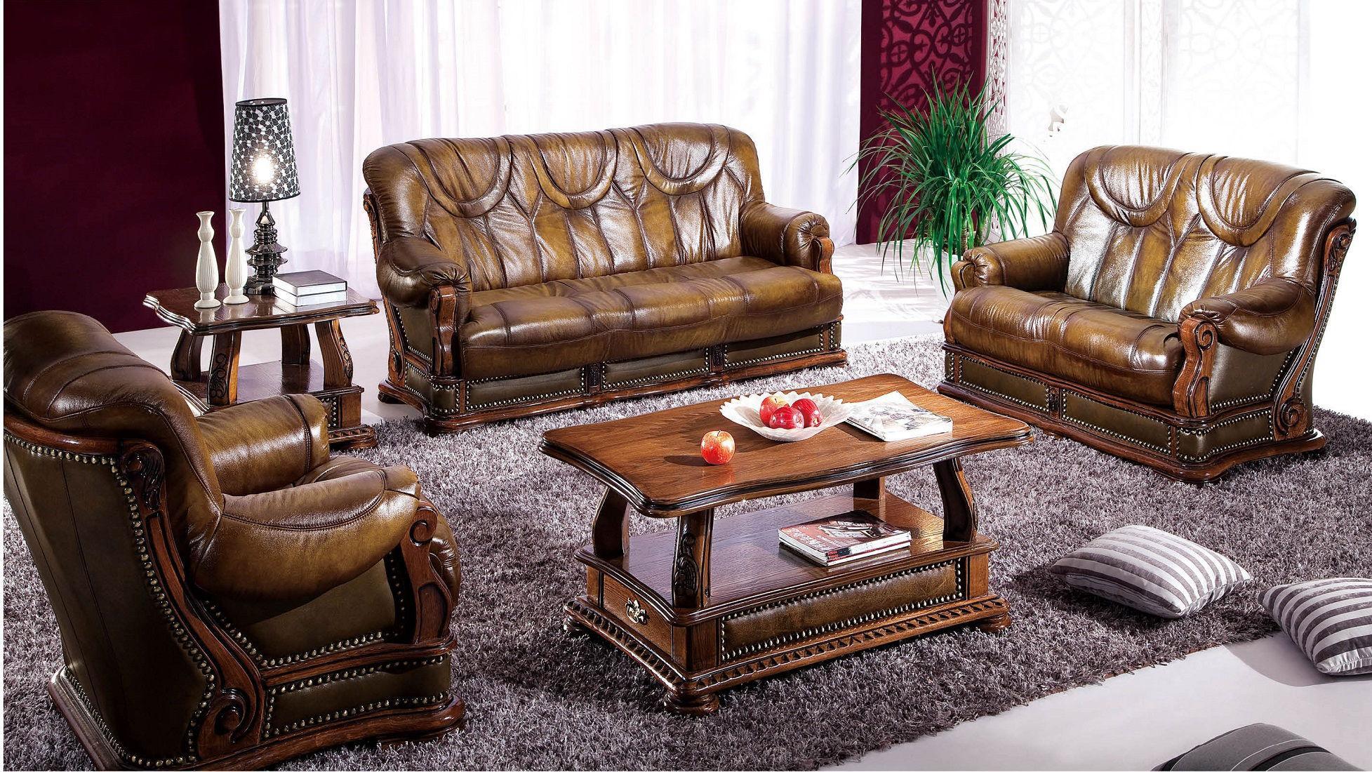 ESF Furniture Oakman Coffee Table in Rich Brown - Image 4