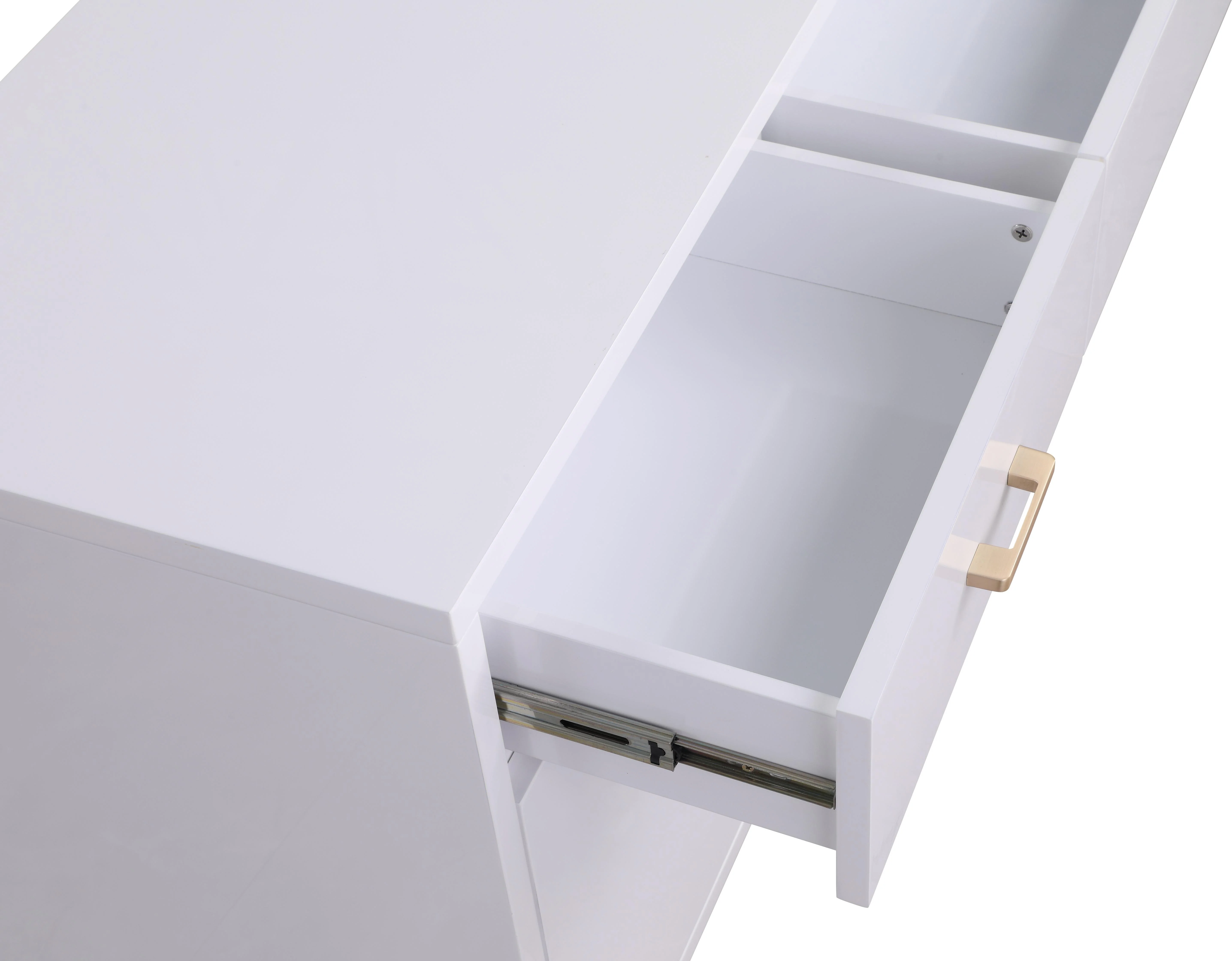 Excel White Lacquer Sideboard/Buffet - Image 5