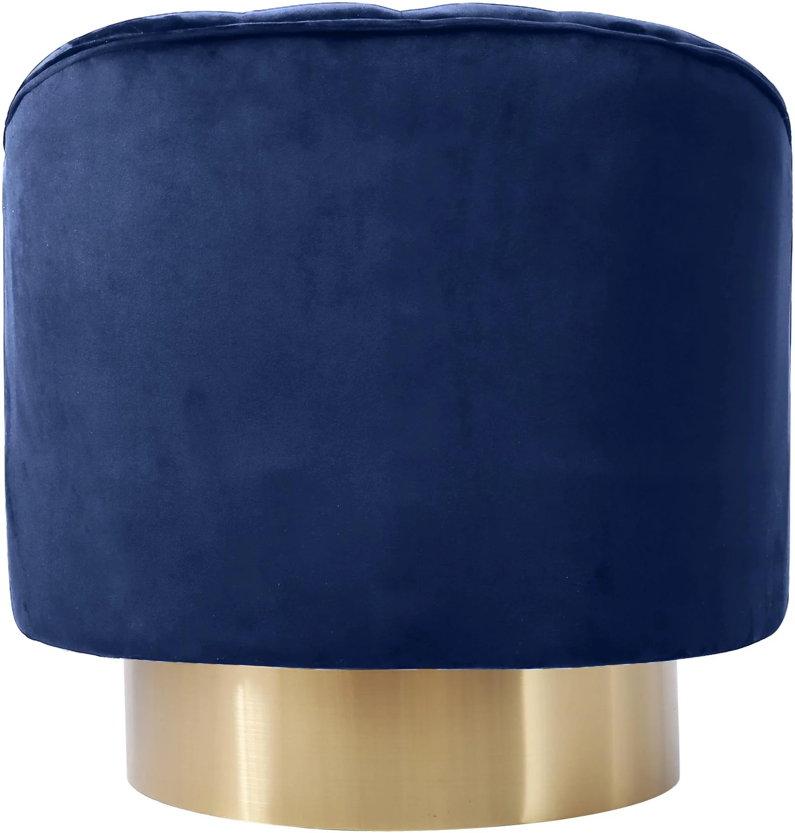Farrah Navy Velvet Accent Chair - Image 7