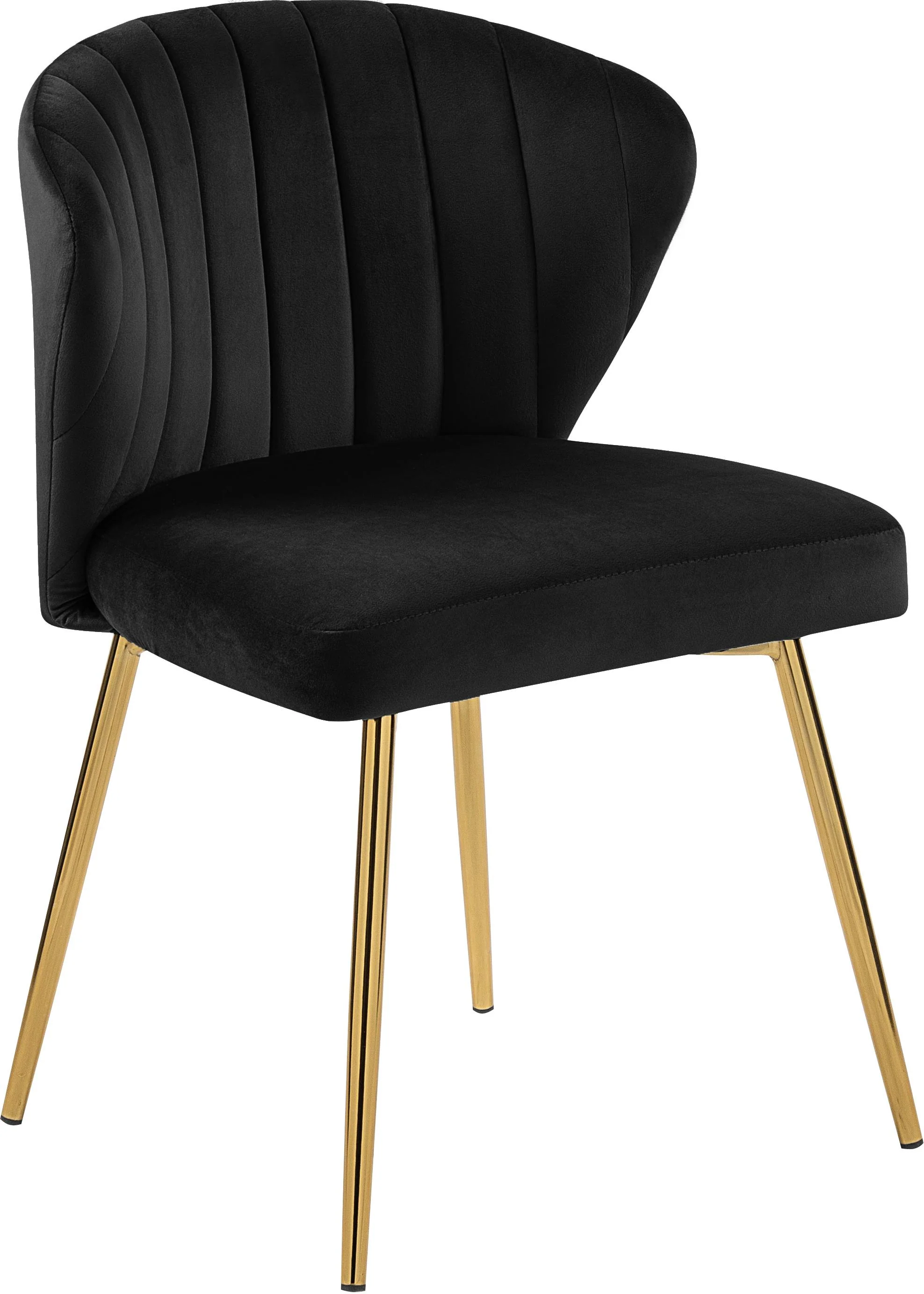 Finley Black Velvet Dining Chair - Image 4