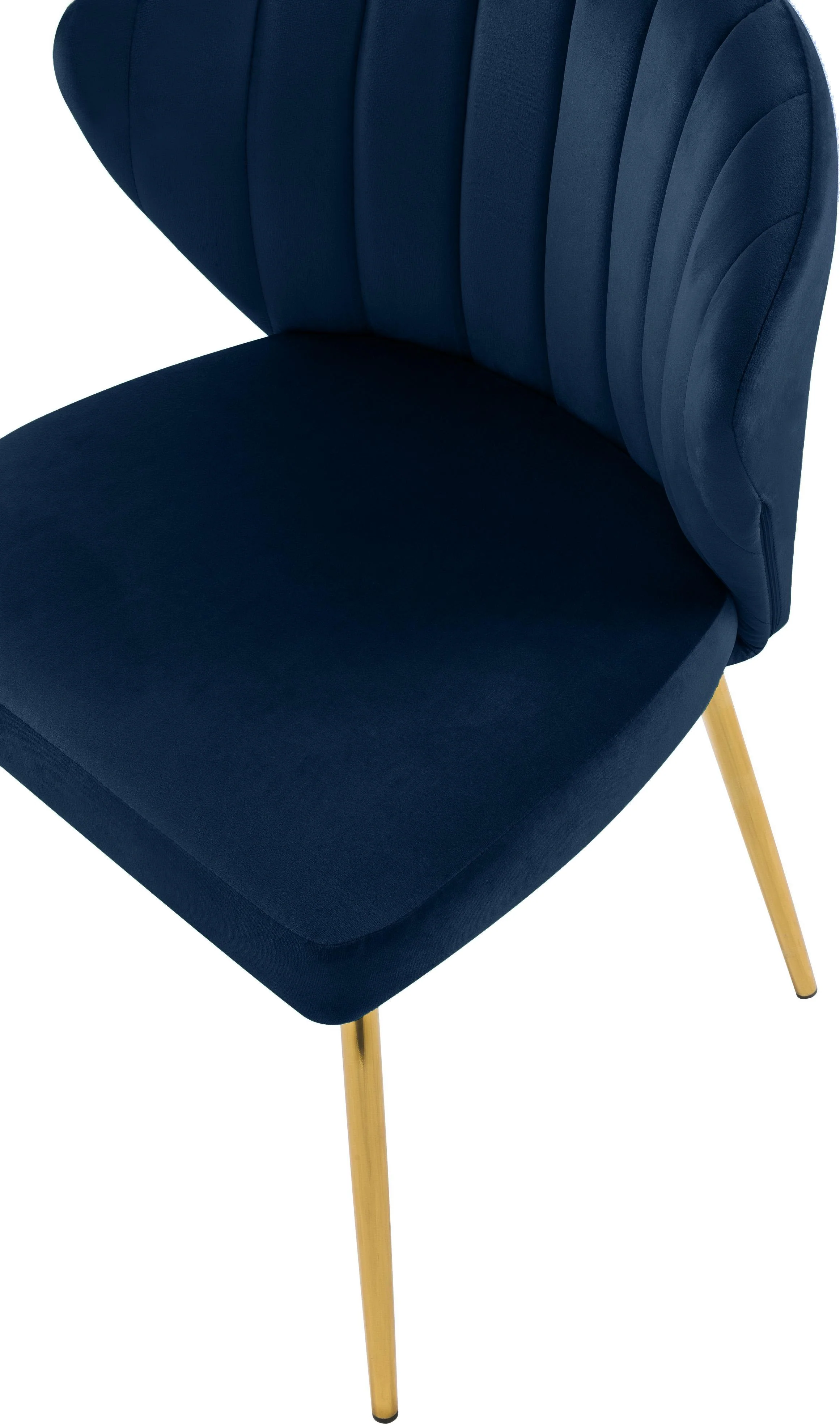 Finley Navy Velvet Dining Chair - Image 6
