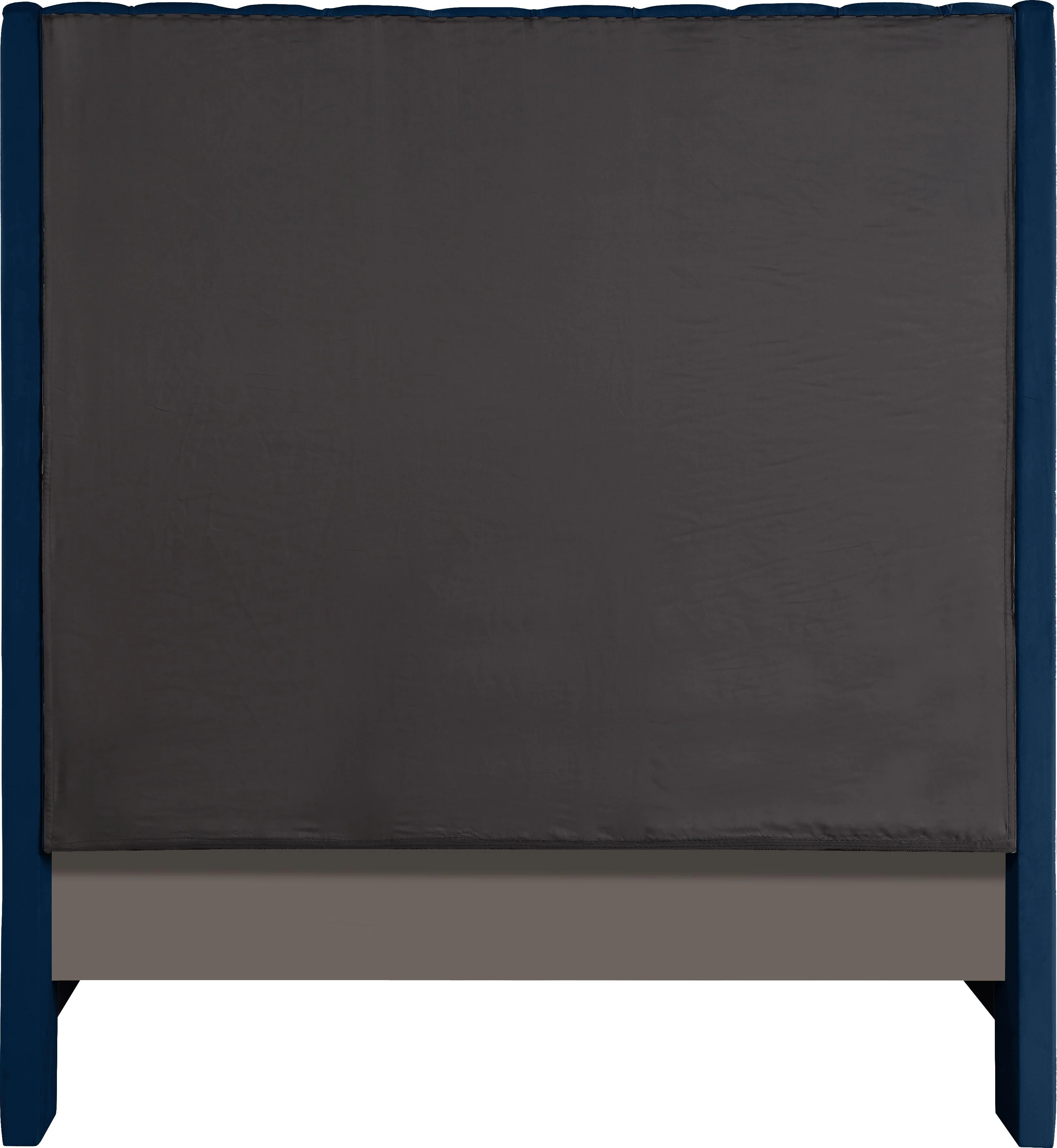 Fritz Navy Velvet King Bed - Image 5