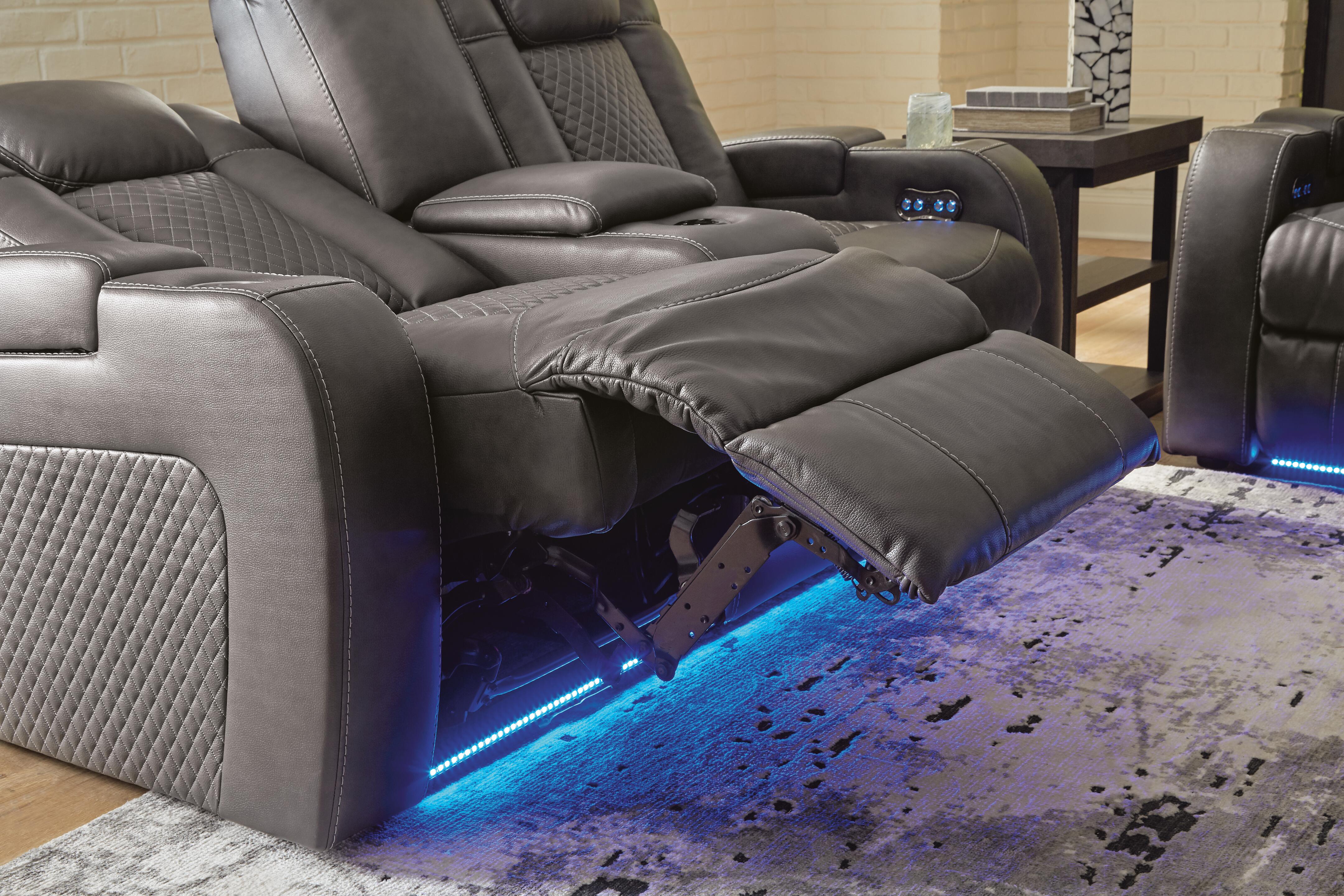 Fyne-Dyme Power Reclining Loveseat with Console - Image 14