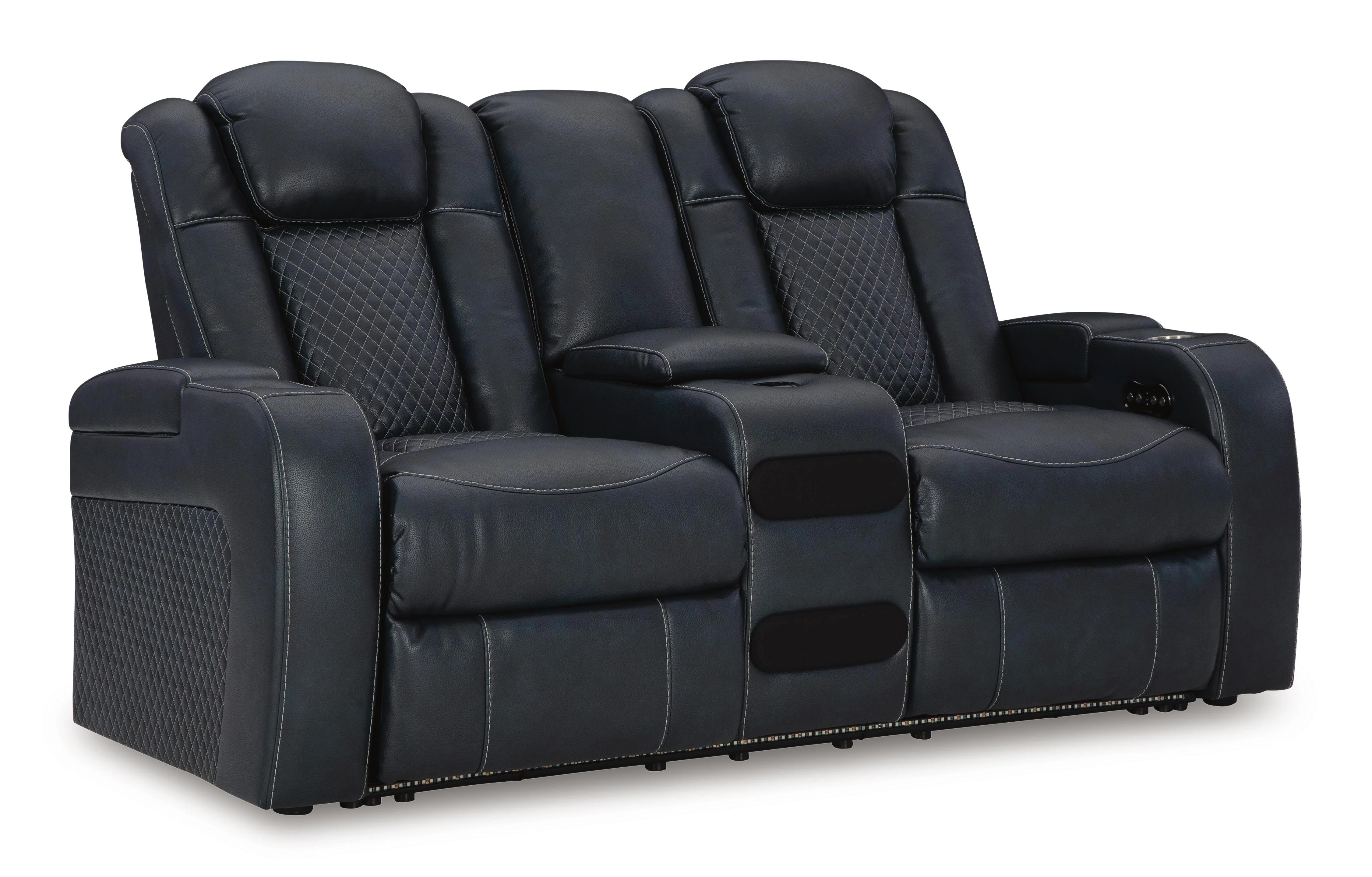 Fyne-Dyme Power Reclining Loveseat with Console - Image 22