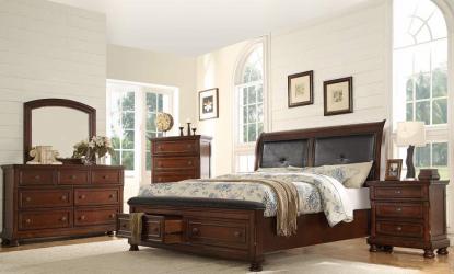 Galaxy Home Austin King Storage Bed in Dark Walnut GHF-808857715722 - Image 2