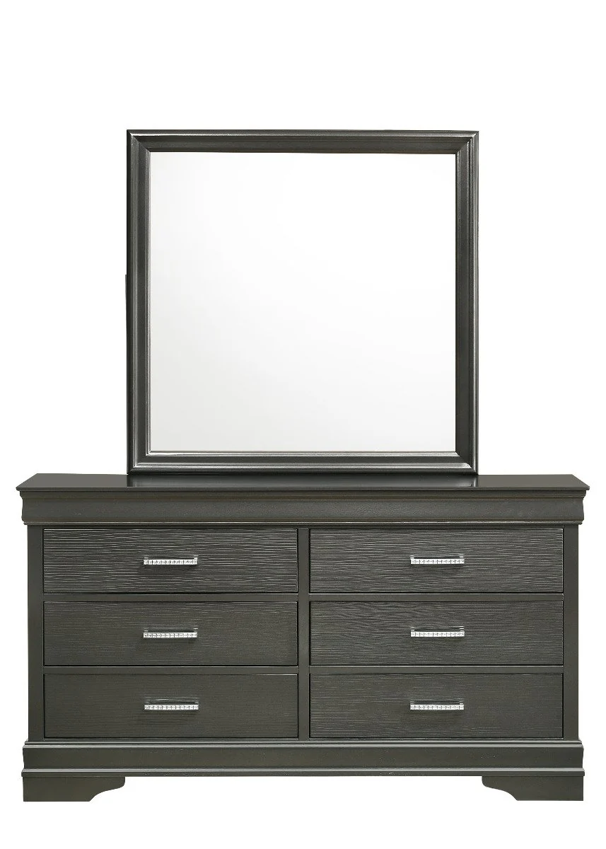 Galaxy Home Brooklyn Mirror in Gray - Image 2