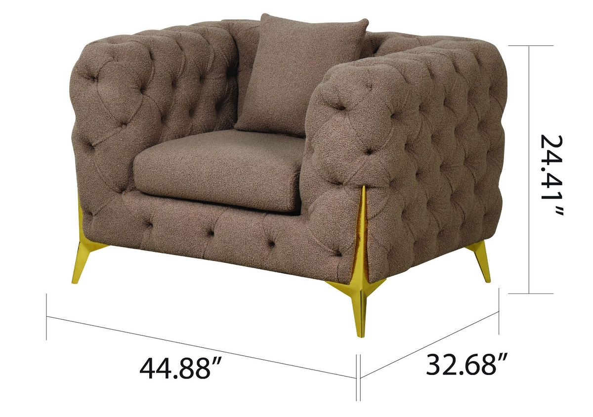 Galaxy Home Contempo Chair in Mocha - Image 4