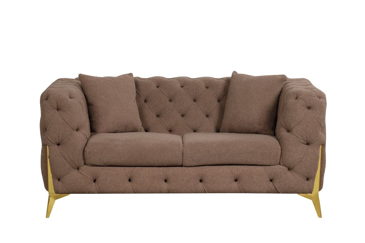 Galaxy Home Contempo Loveseat in Mocha