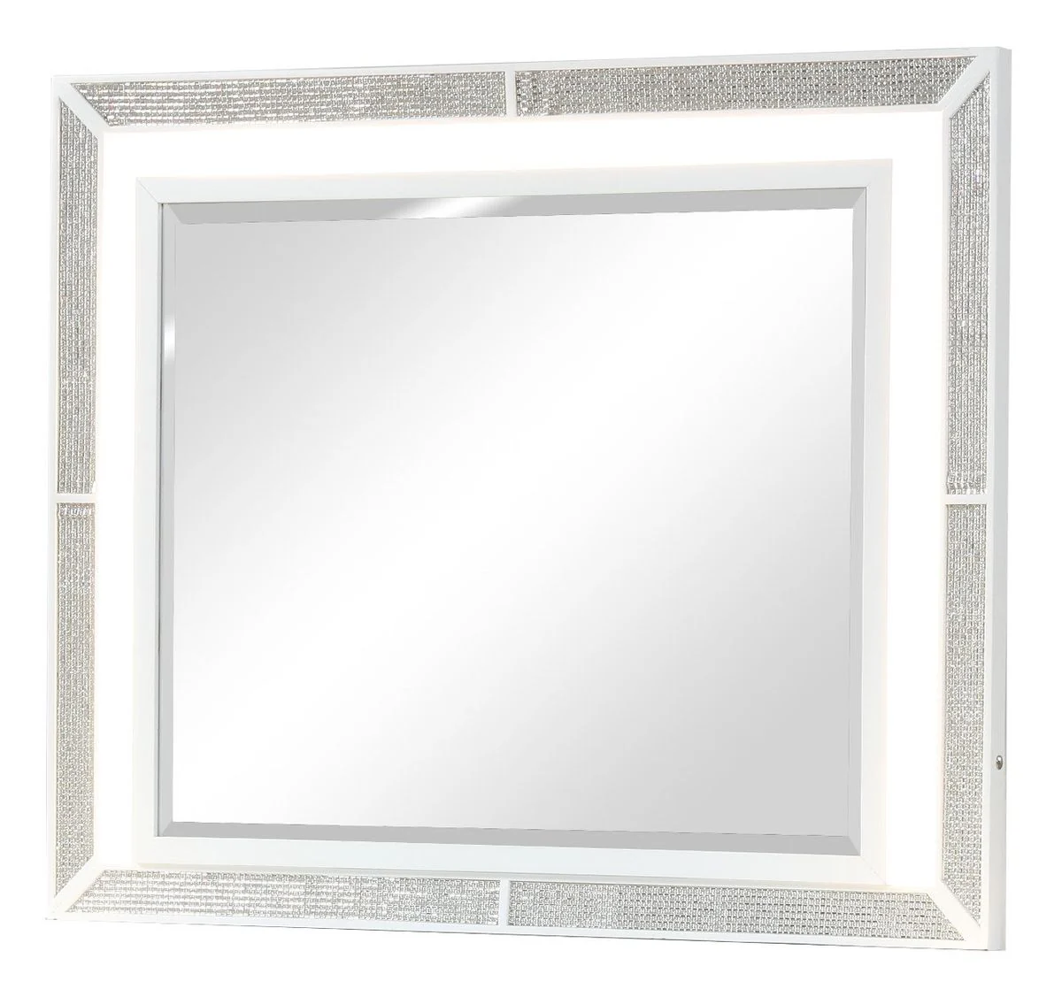 Galaxy Home Crystal Mirror in Black
