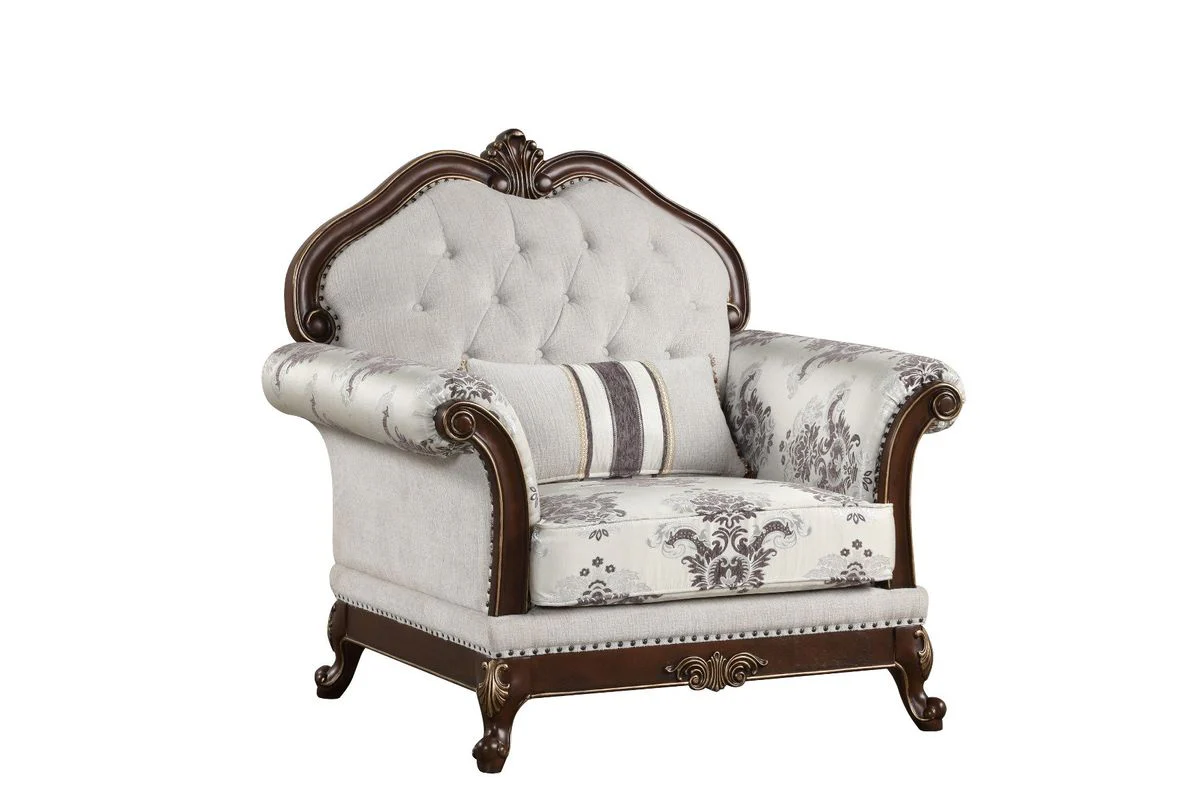 Galaxy Home Gloria Chair in White - Image 2