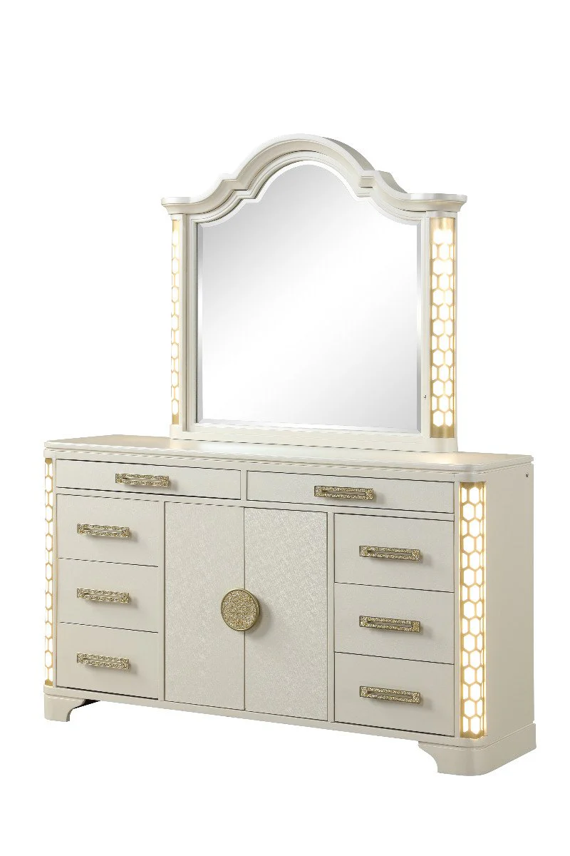 Galaxy Home Jasmine Dresser with LED - Image 2
