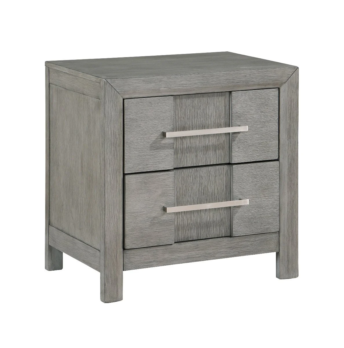 Galaxy Home Kenzo Nightstand in Gray