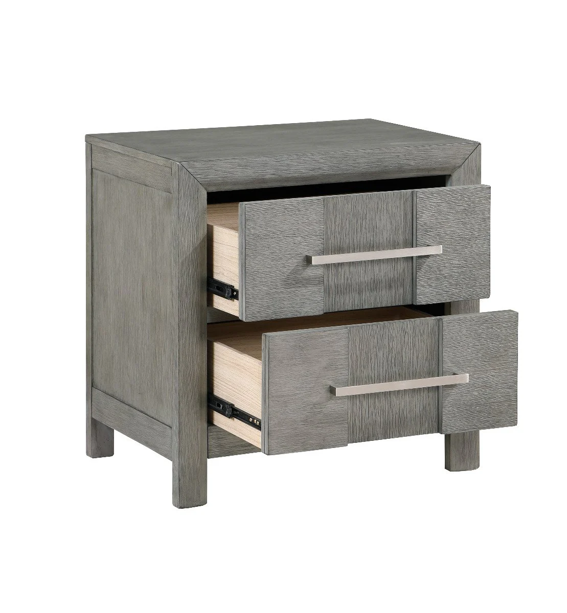 Galaxy Home Kenzo Nightstand in Gray - Image 2