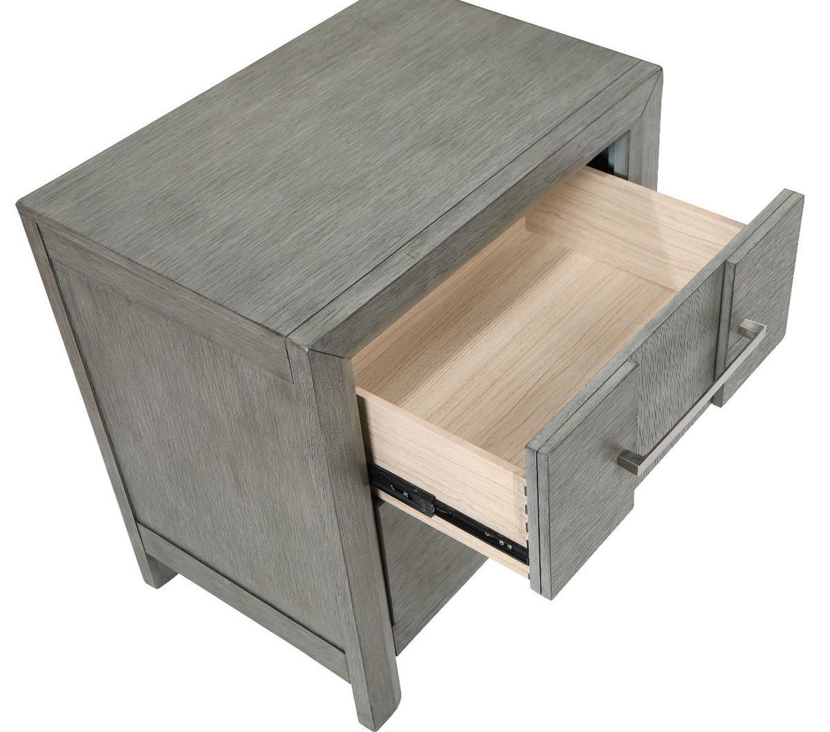 Galaxy Home Kenzo Nightstand in Gray - Image 3