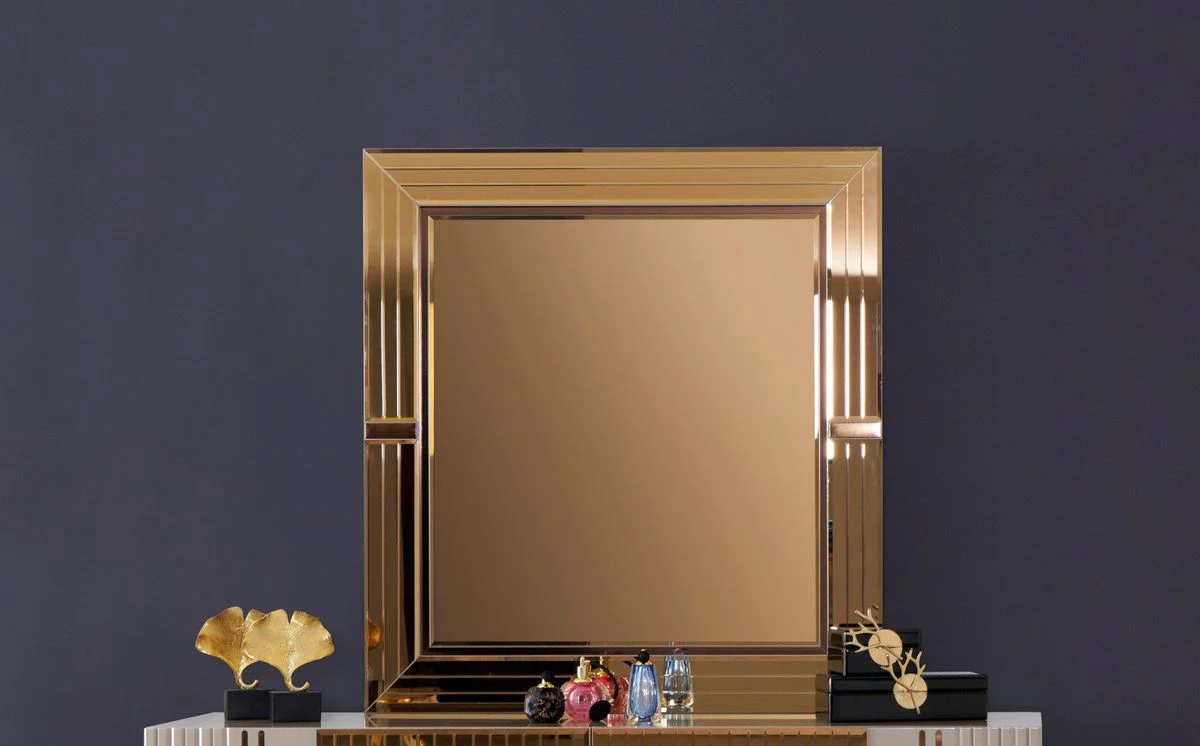 Galaxy Home Lorenzo Gold Detailed Mirror