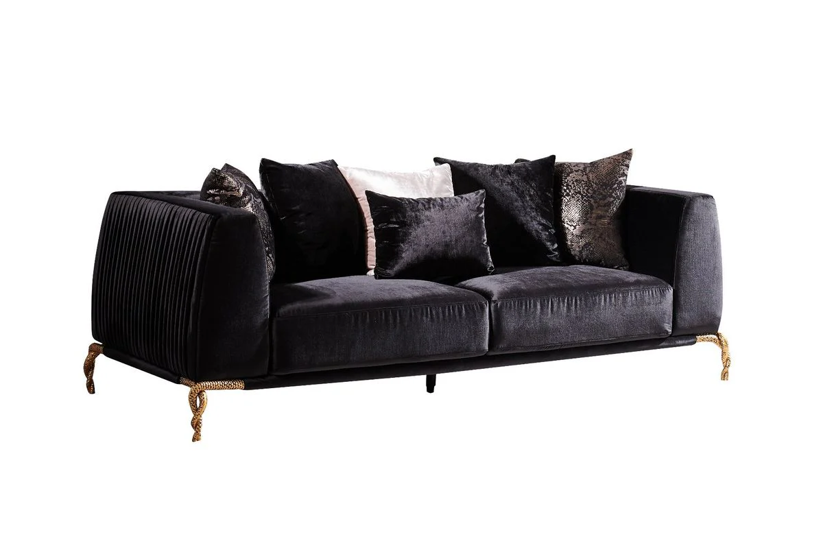 Galaxy Home Majesty Sofa in Black