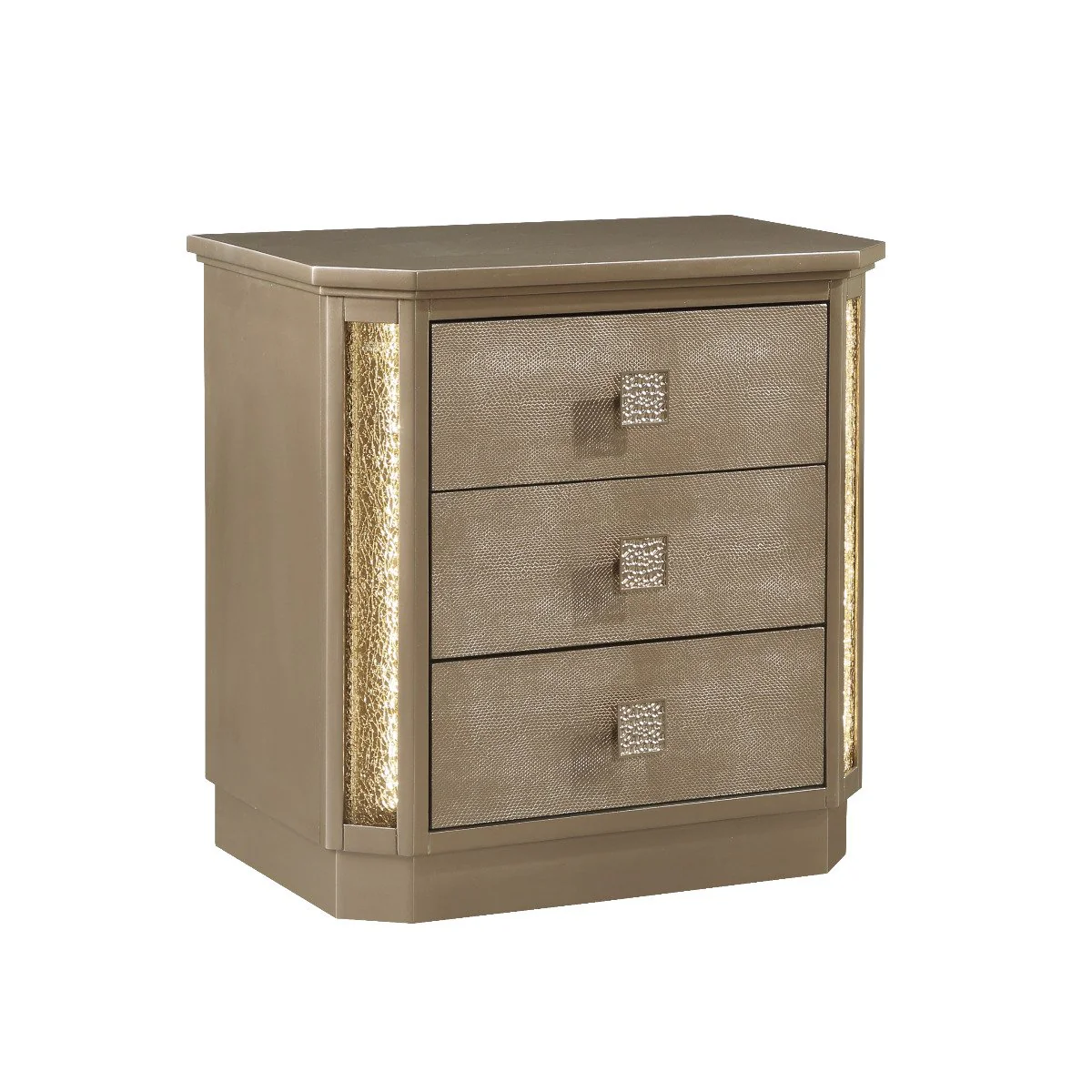Galaxy Home Medusa Nightstand Gold