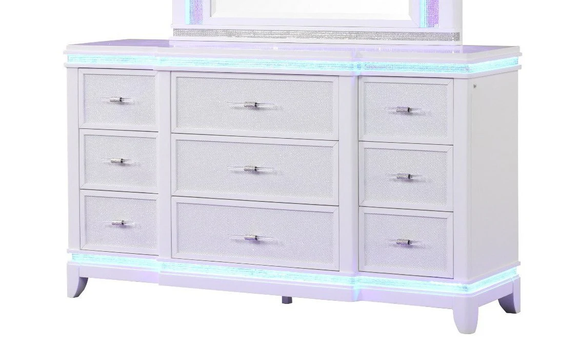 Galaxy Home Opium Dresser in White