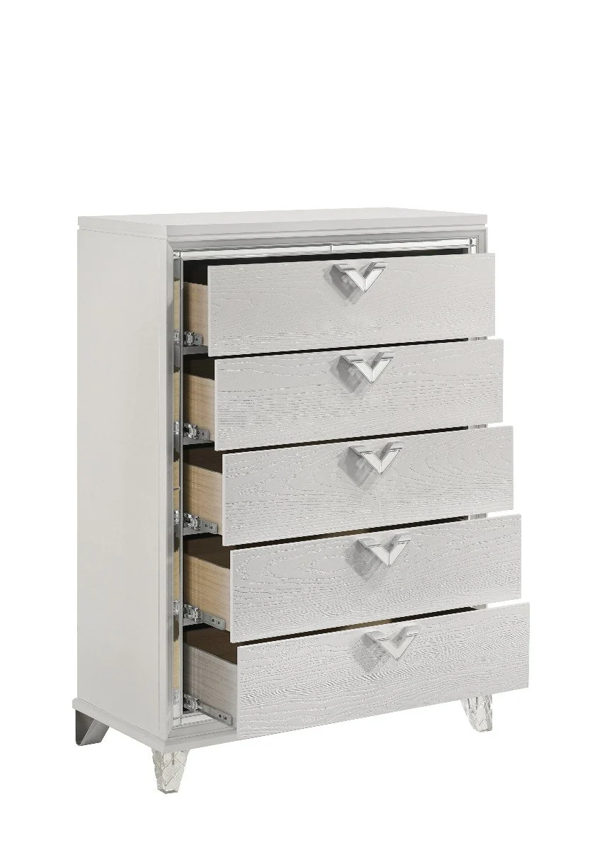 Galaxy Home Prism Chest in White - Image 3