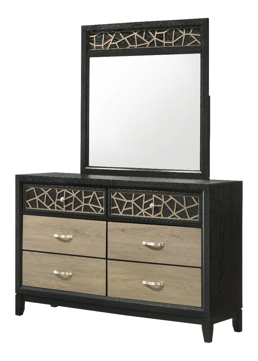 Galaxy Home Selena Dresser in Black - Image 2