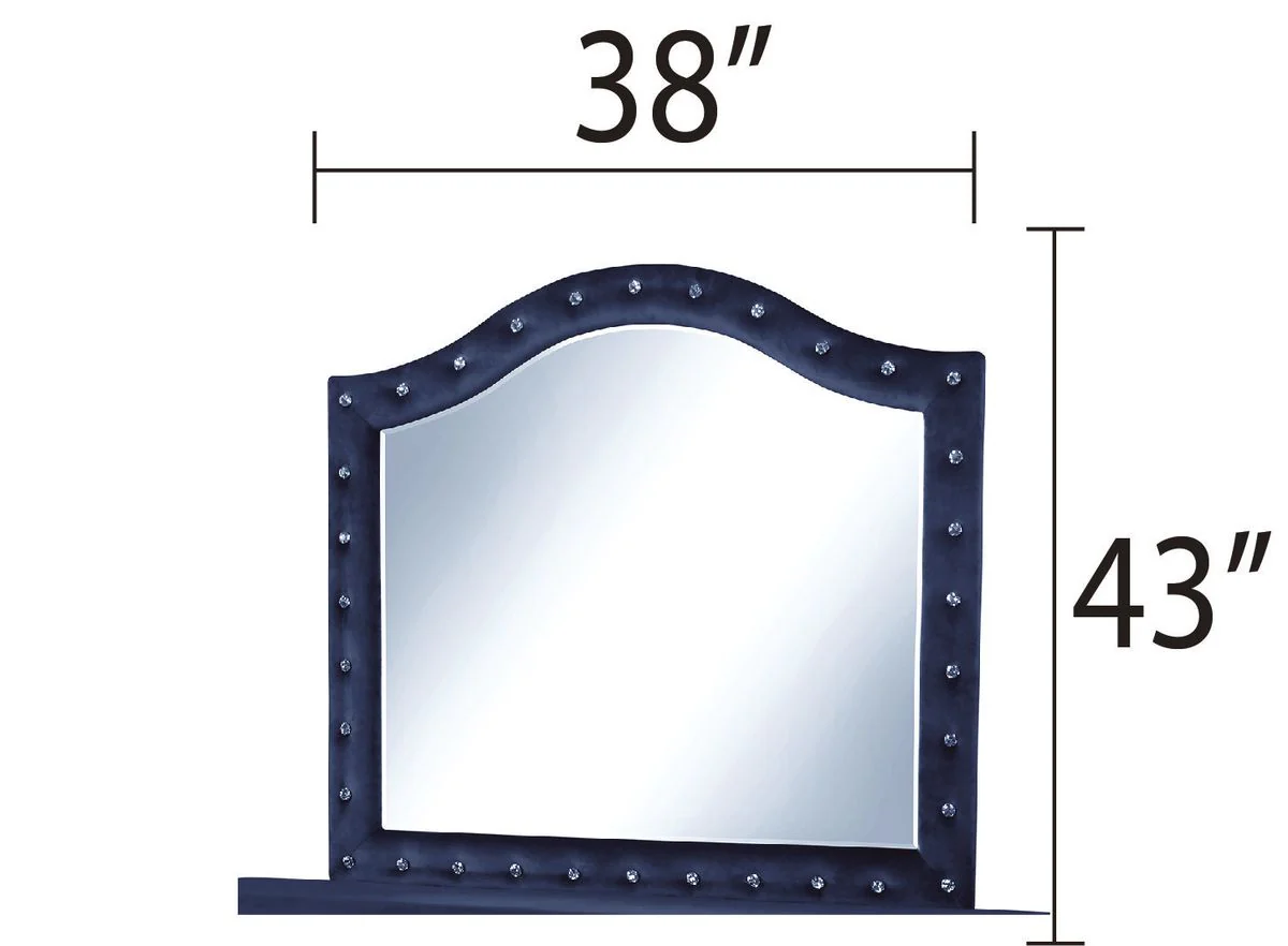 Galaxy Home Sophia Mirror Blue - Image 2