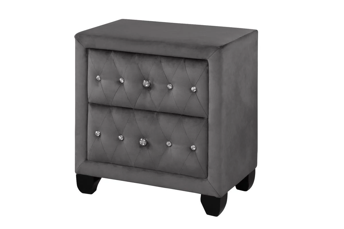 Galaxy Home Sophia Nightstand Gray - Image 3