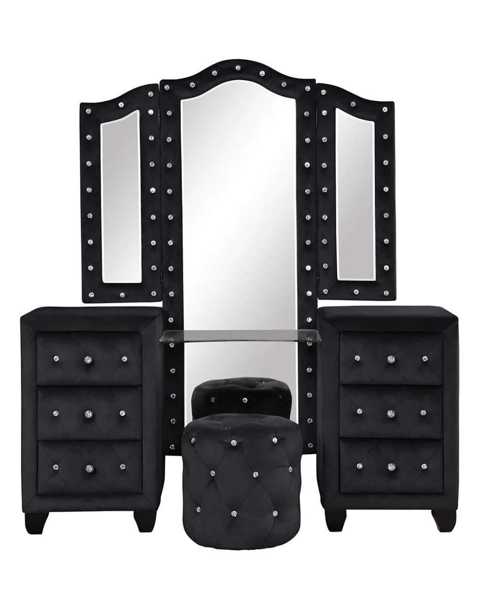 Galaxy Home Sophia Vanity in Black