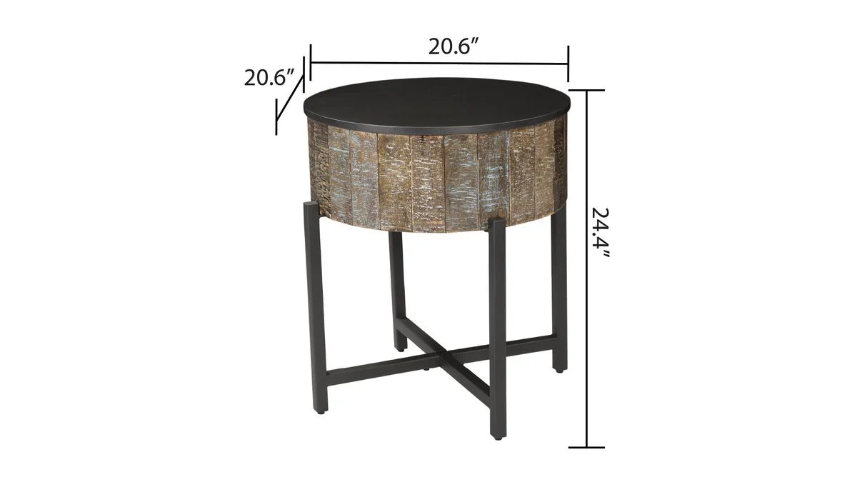 Galaxy Home T1216E End Table in Brown - Image 5