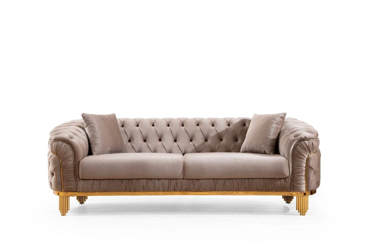 Galaxy Home Vanessa Sofa in Taupe