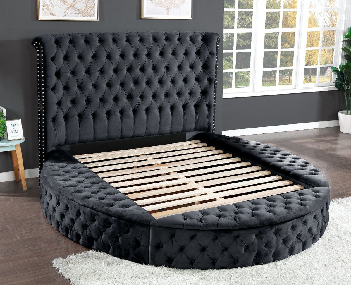 Galaxy Home Hazel King Bed in Black - Image 2