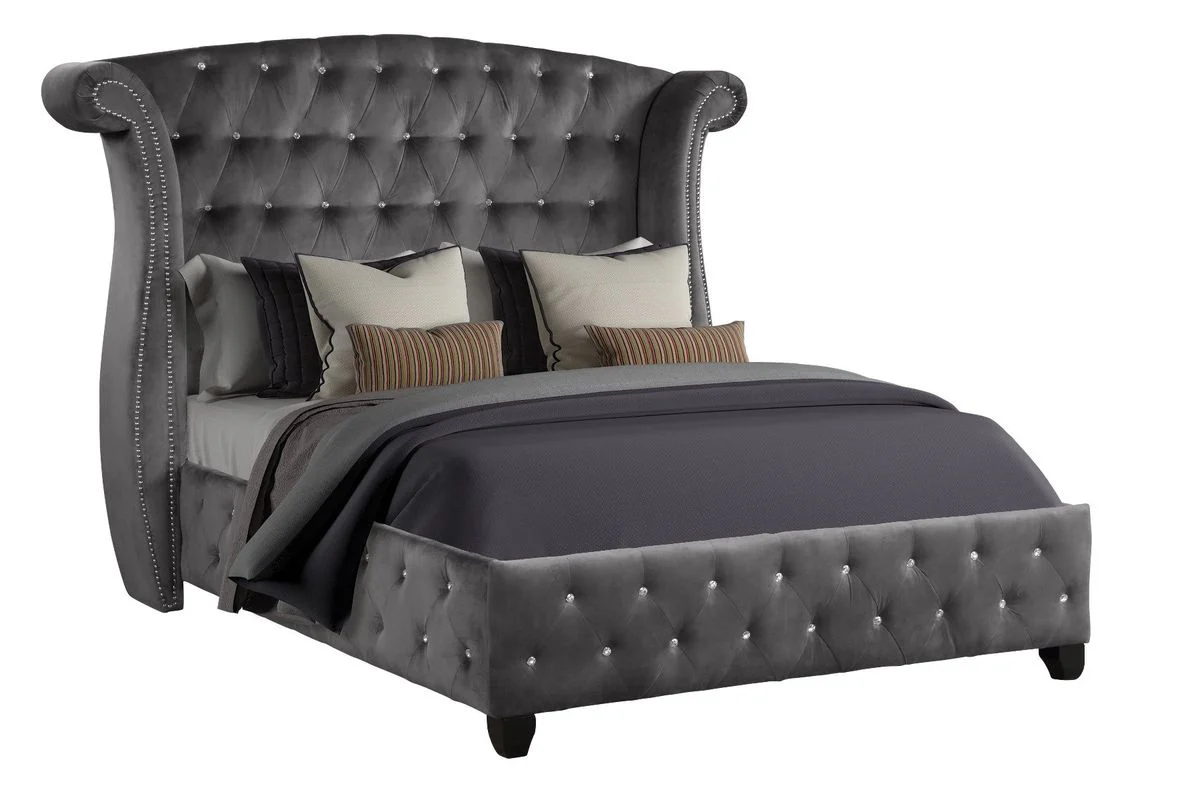 Galaxy Home Sophia Full Bed in Gray - Image 2