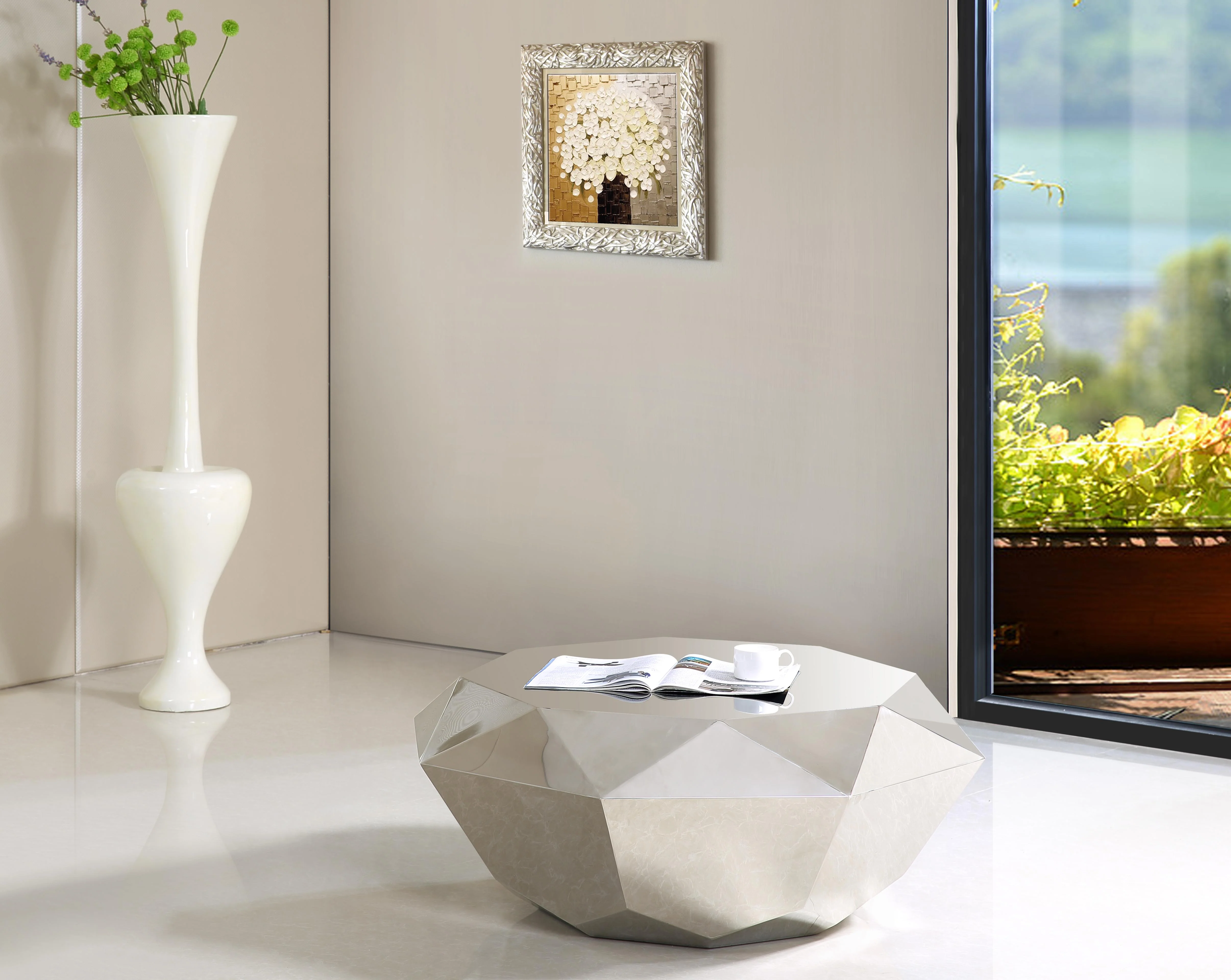 Gemma Silver Coffee Table - Image 2