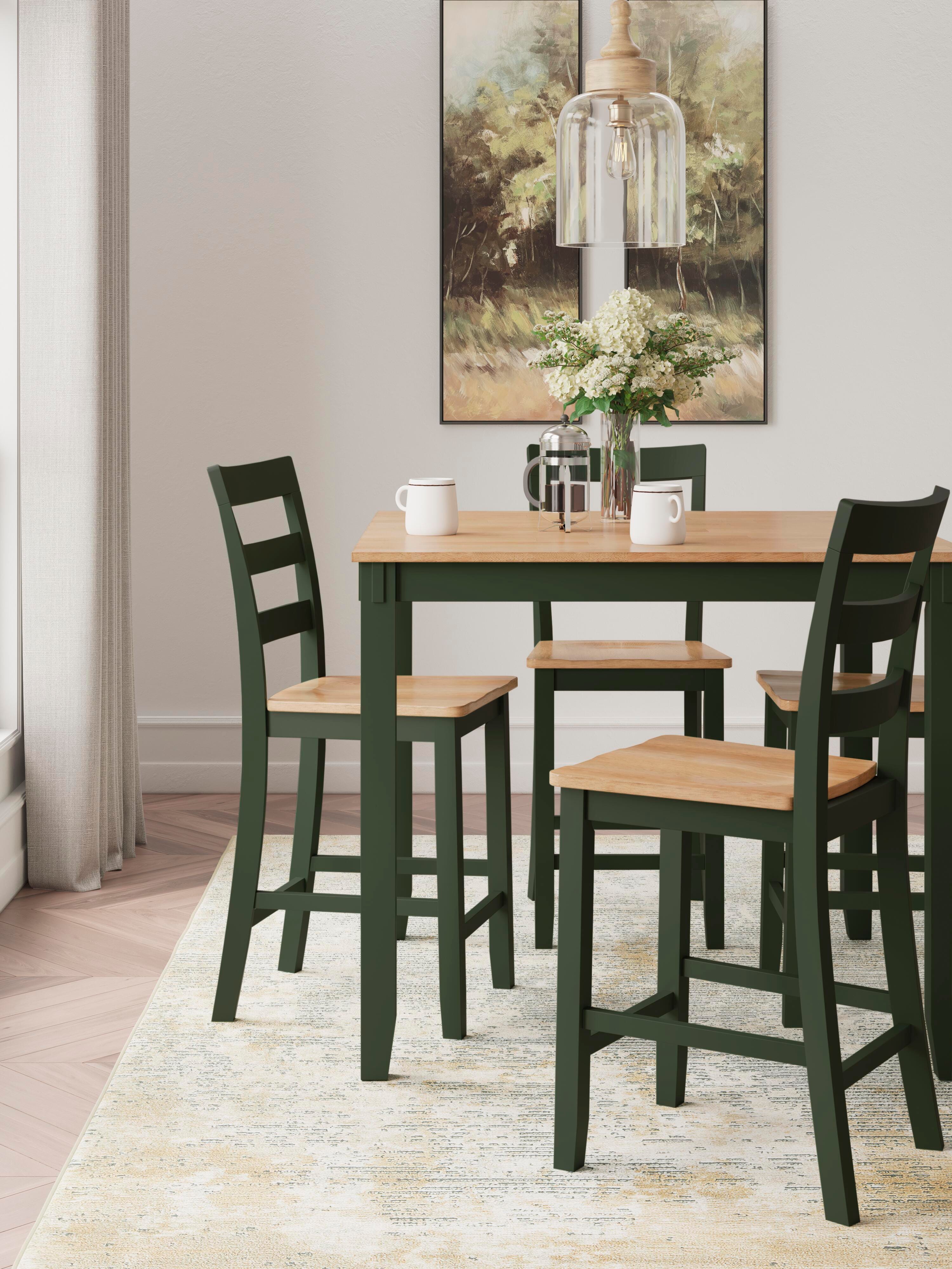 Gesthaven Counter Height Dining Table and 4 Barstools (Set of 5) - Image 15