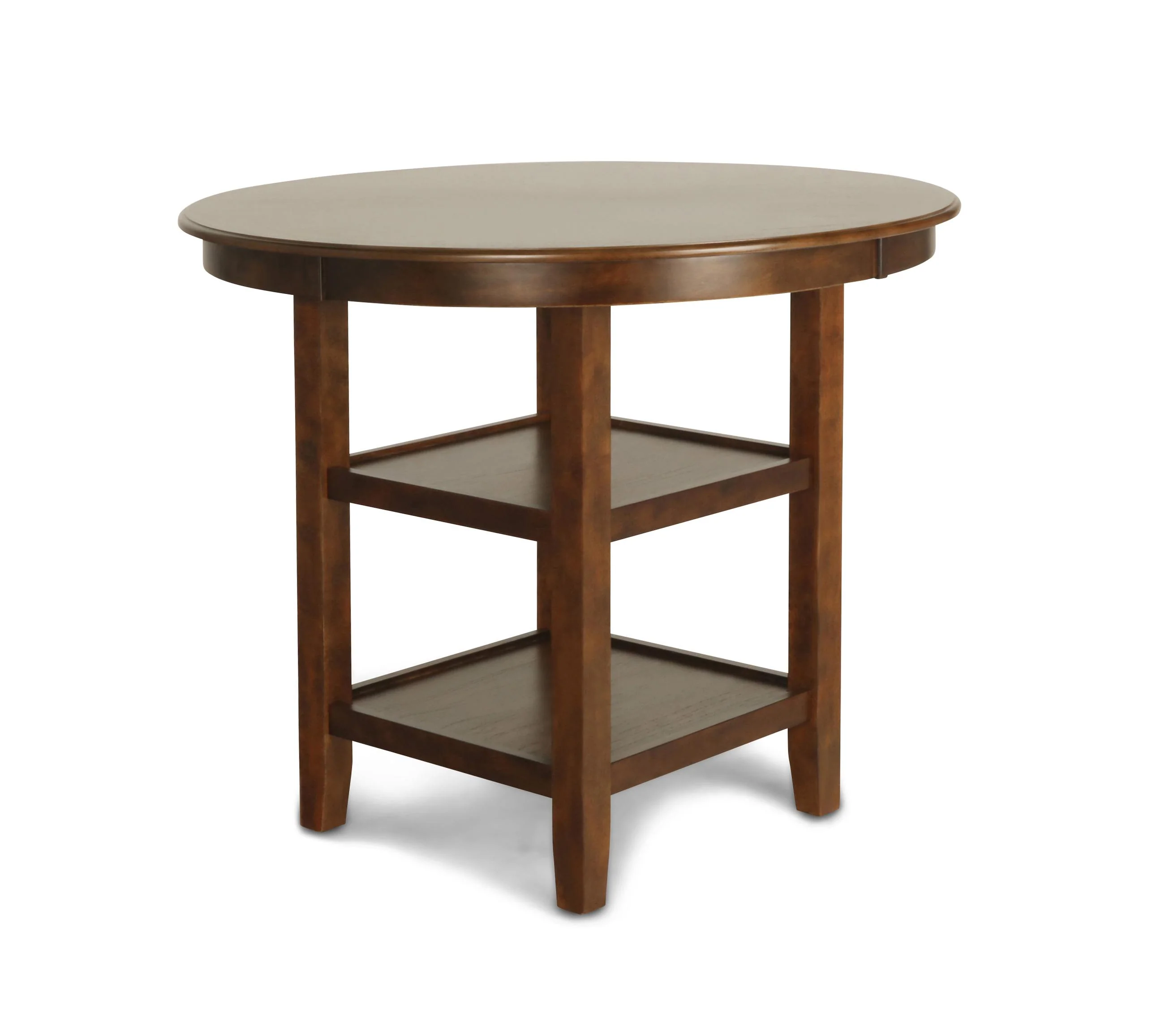 GIA ROUND COUNTER DINING 5 PC SET-BROWN - Image 4