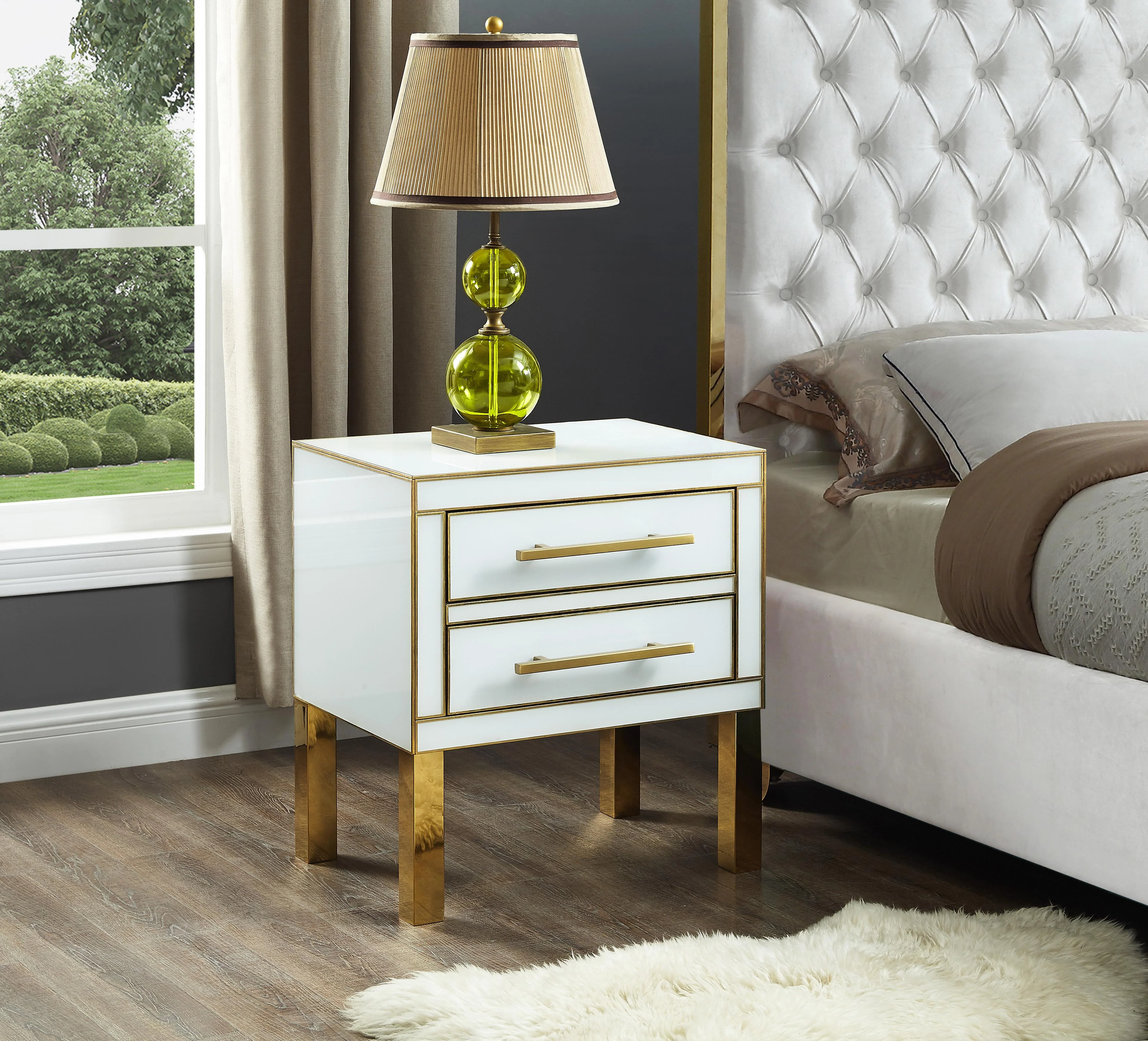 Gigi White Side Table - Image 3