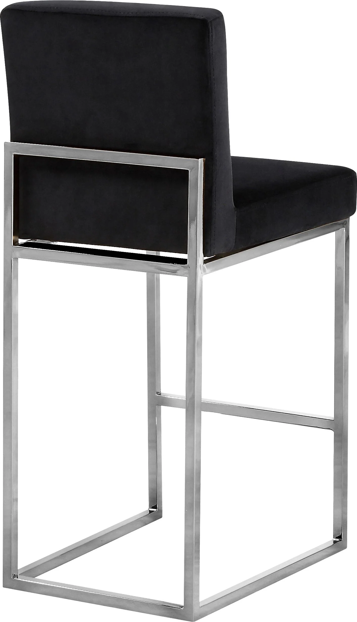 Giselle Black Velvet Stool - Image 7