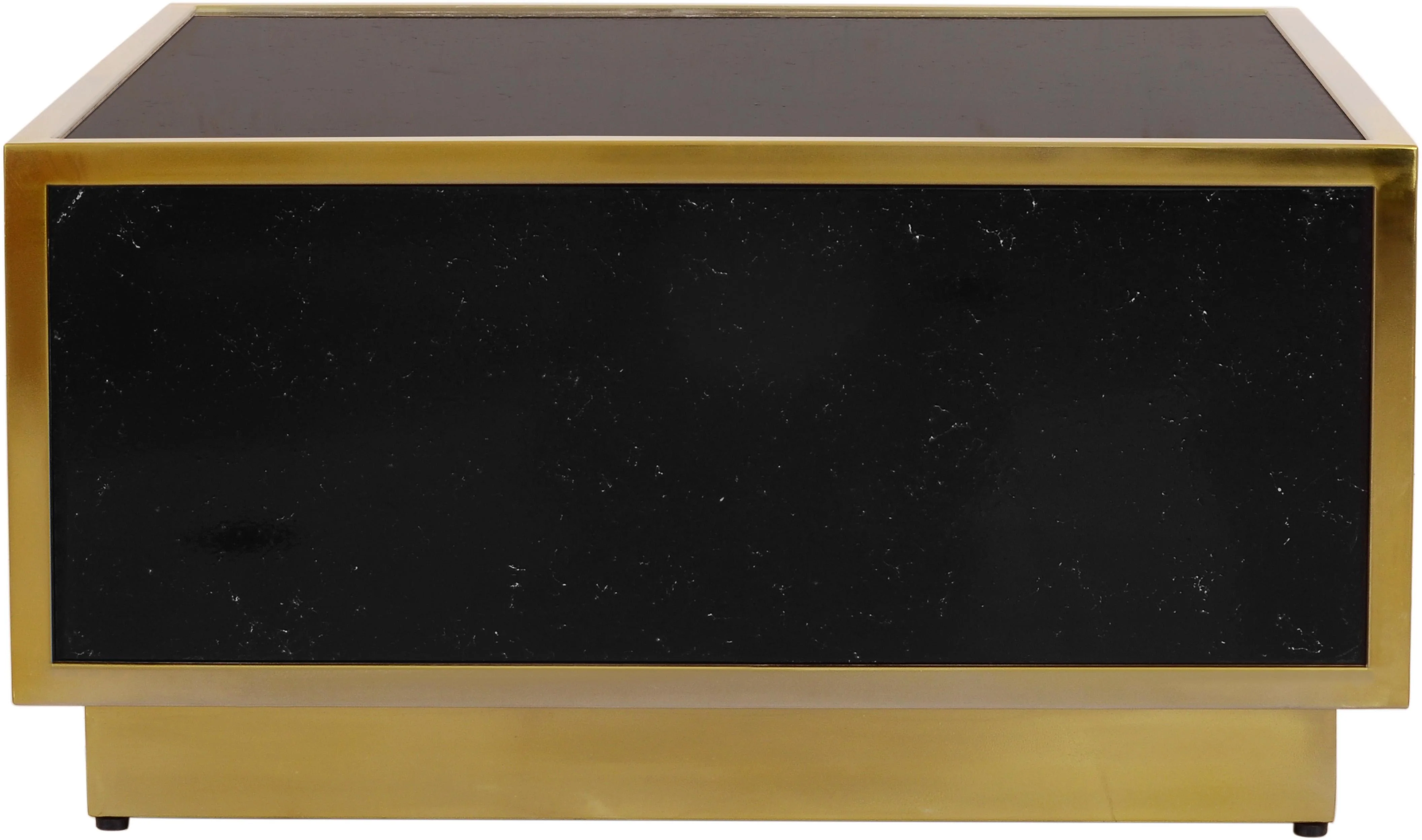 Glitz Black Faux Marble Coffee Table - Image 4