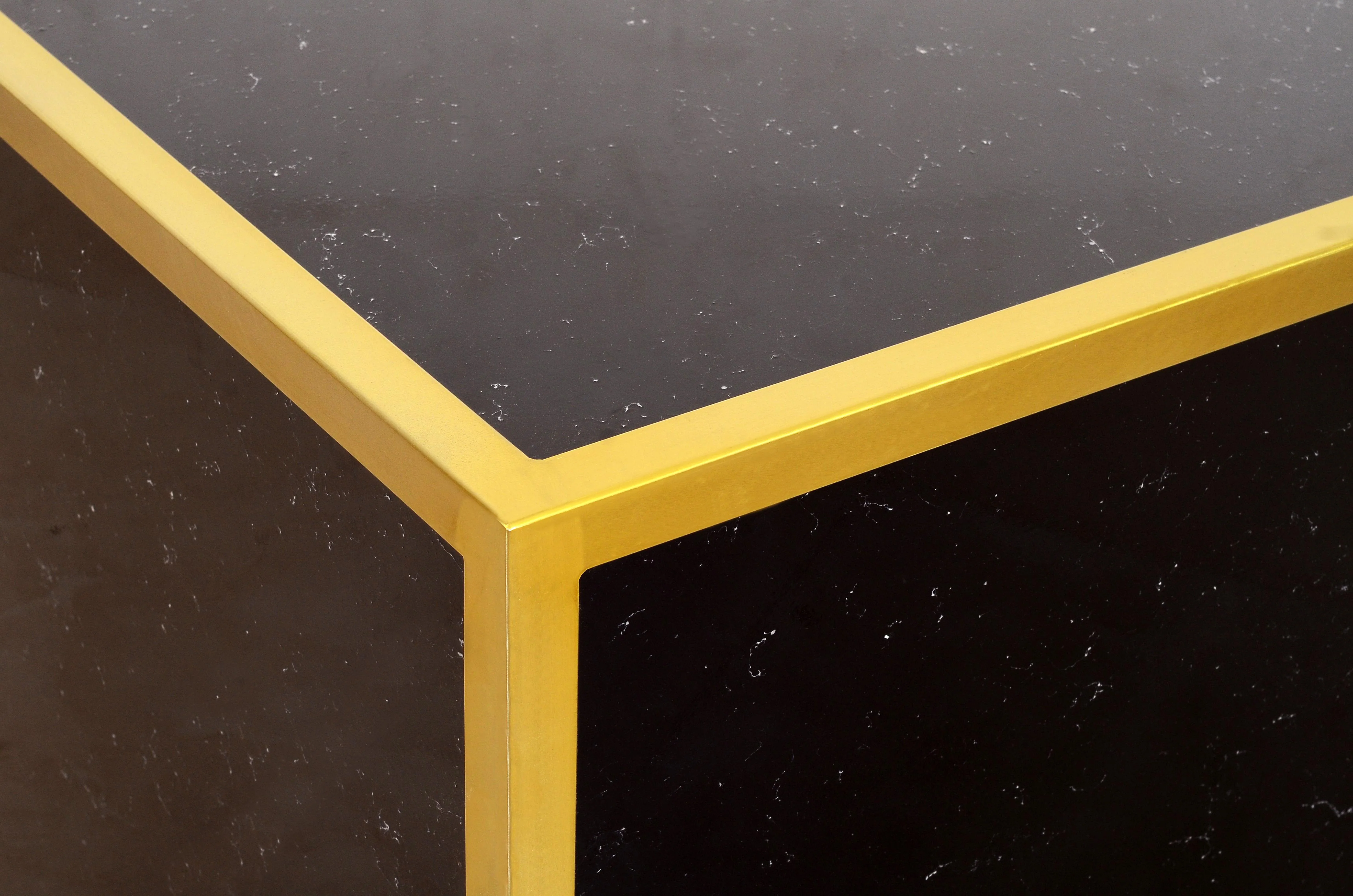 Glitz Black Faux Marble Coffee Table - Image 6