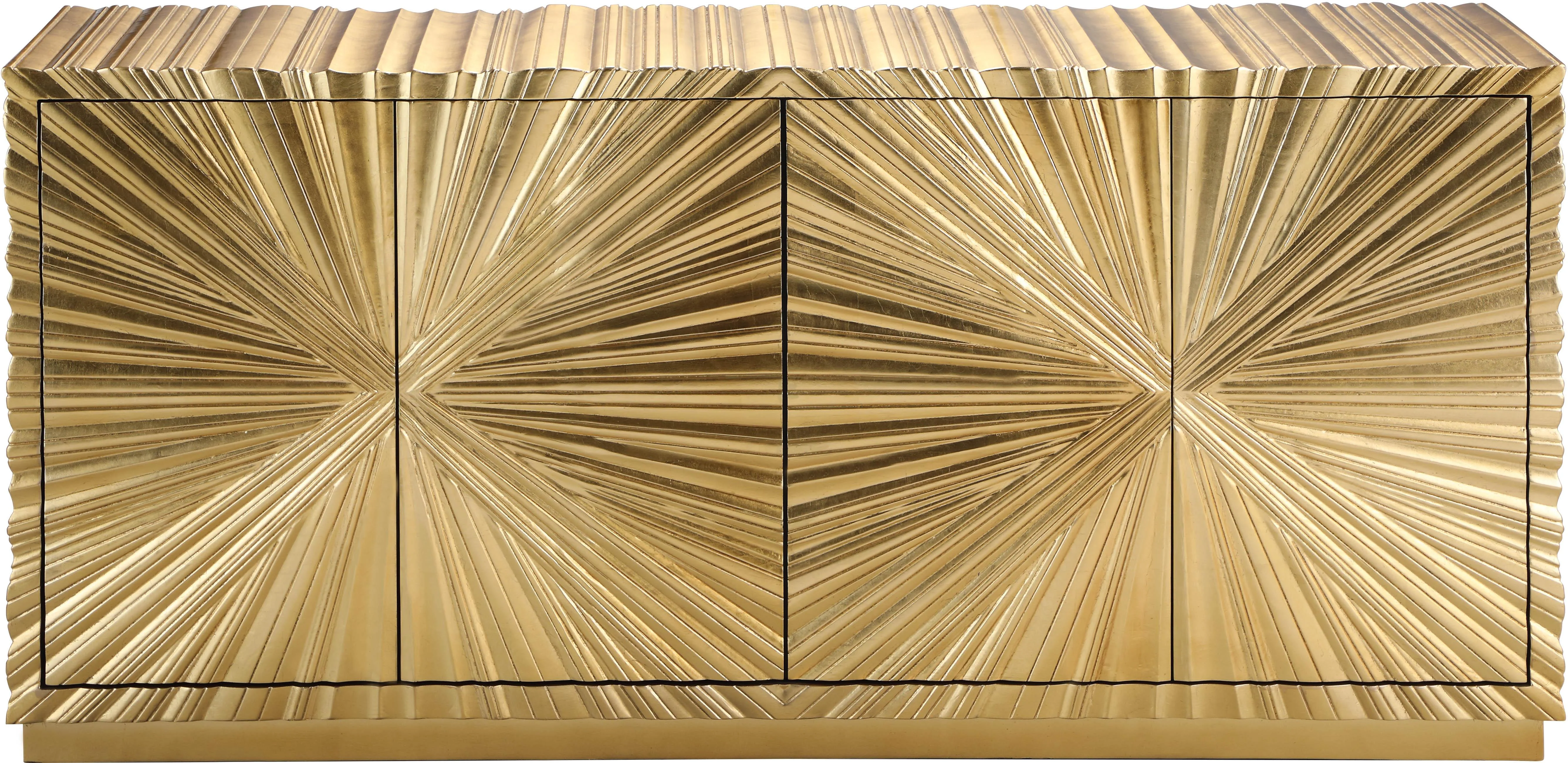 Golda Gold Leaf Sideboard/Buffet - Image 4