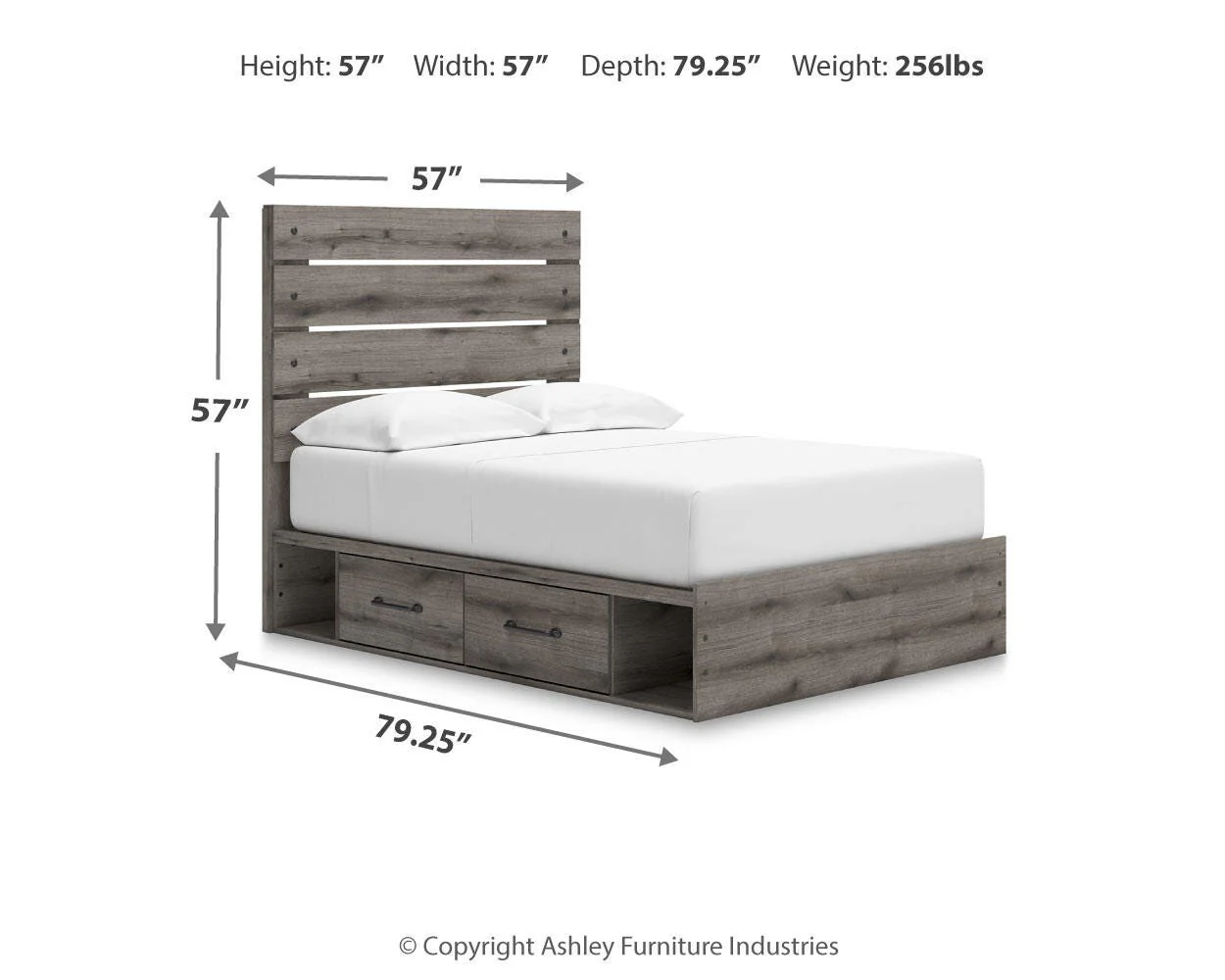 Graystorm Bed with Storage - Image 40