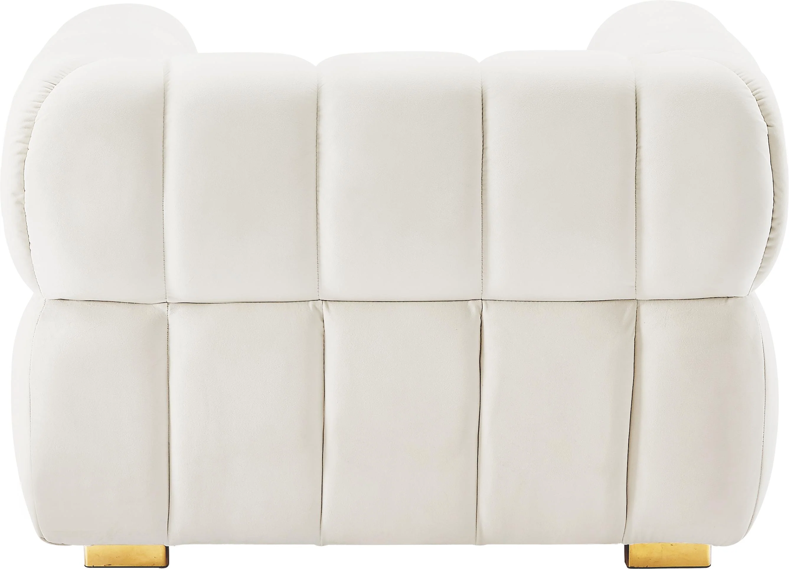 Gwen Cream Velvet Chair - Image 5