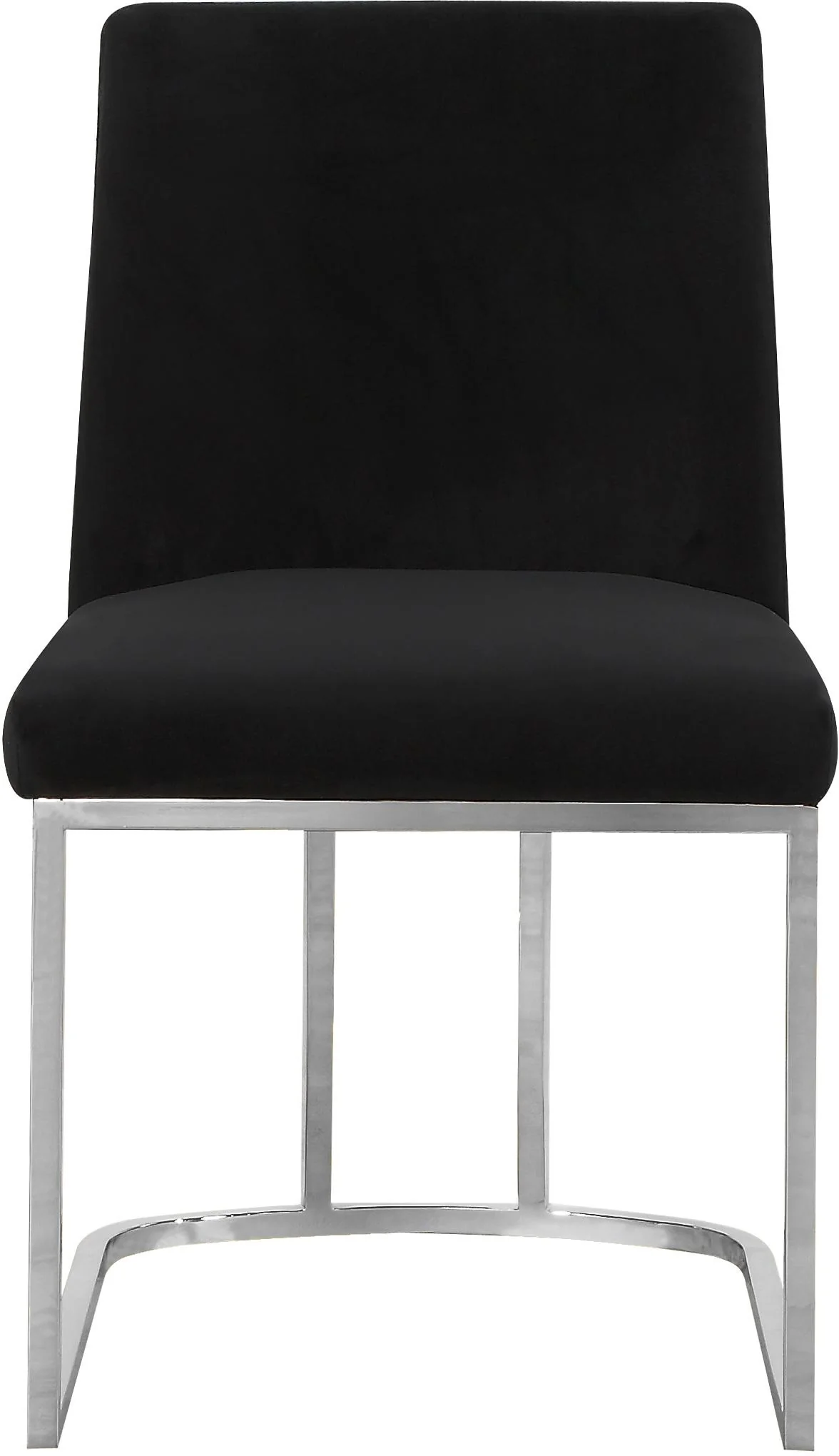 Heidi Black Velvet Dining Chair - Image 4