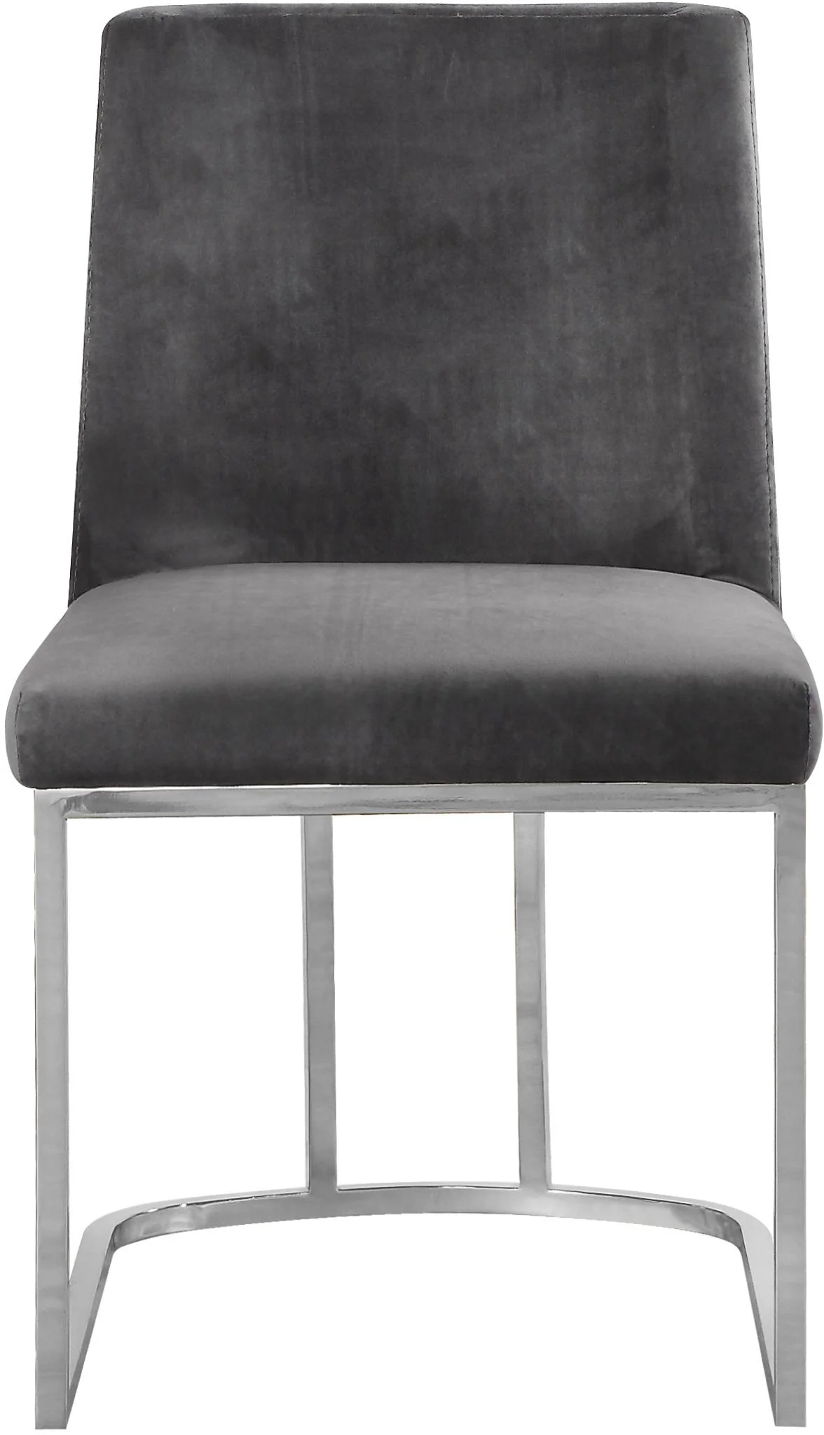 Heidi Grey Velvet Dining Chair - Image 4