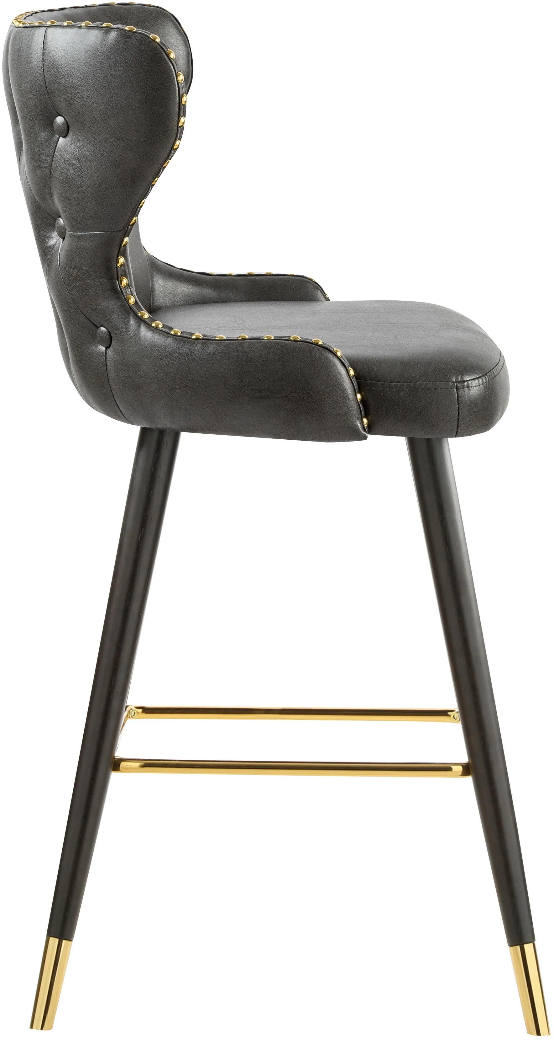 Hendrix Grey Faux Leather Counter/Bar Stool - Image 5